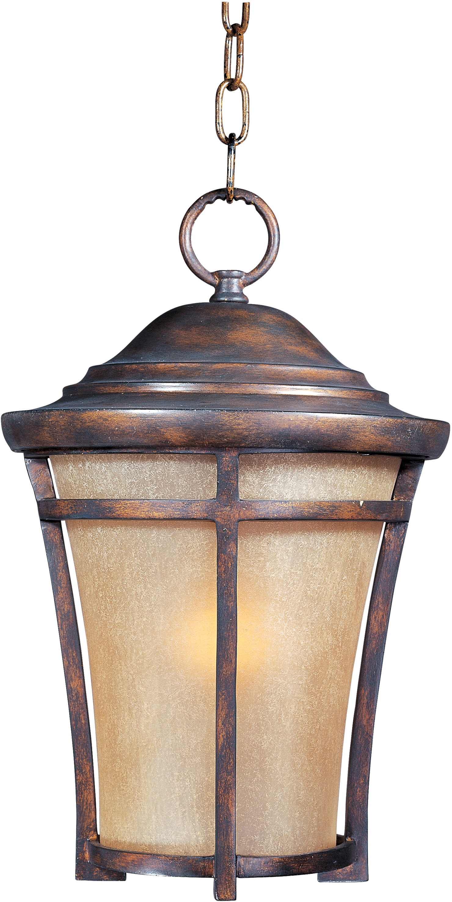 Maxim Lighting 40167GFCO Balboa Copper Oxide Transitional Frosted Glass Urn Outdoor Hanging Pendant Light