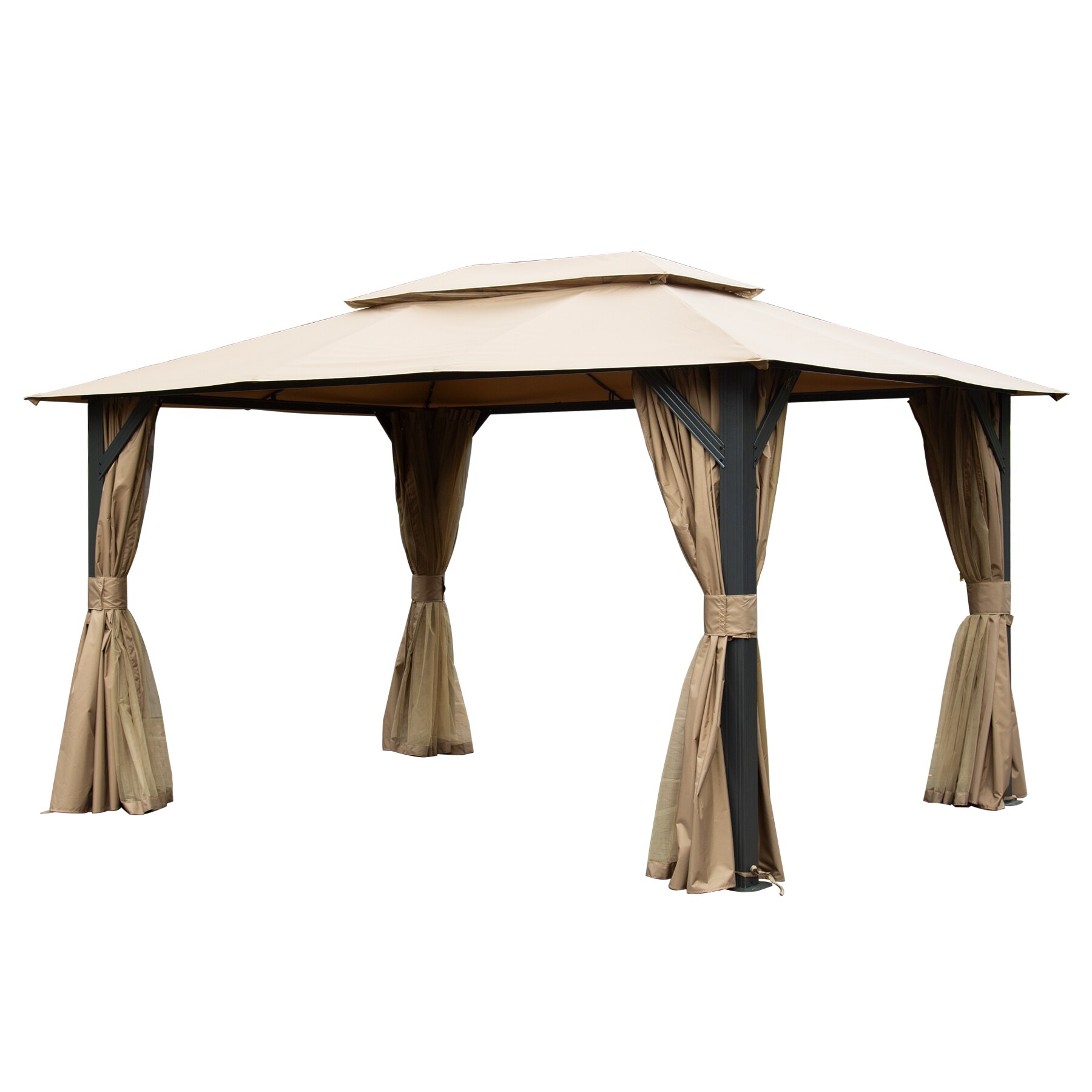 LOVMOR SF-W-W1859P425842 Wood-Resin-Gazebos - View #2