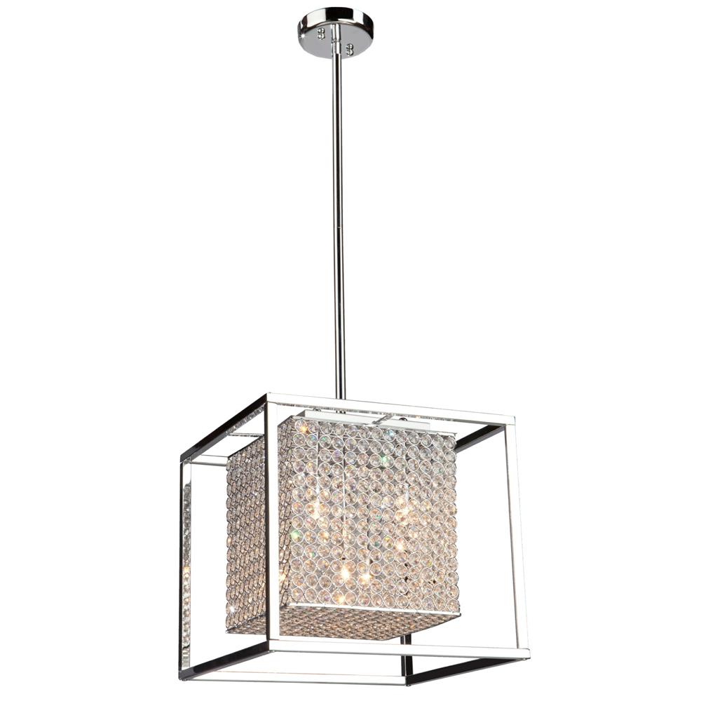 ARTCRAFT AC10325 Vega 5-Light Chrome Transitional Dry rated Chandelier