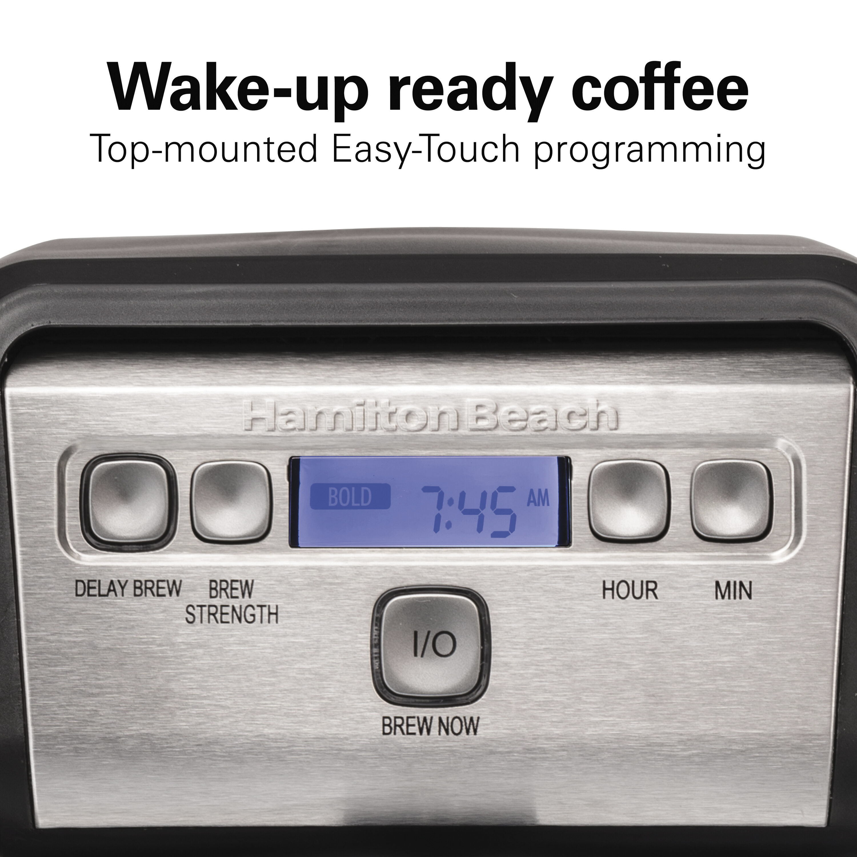 Hamilton Beach 12 Cup Black and Stainless Steel Programmable Coffee Maker