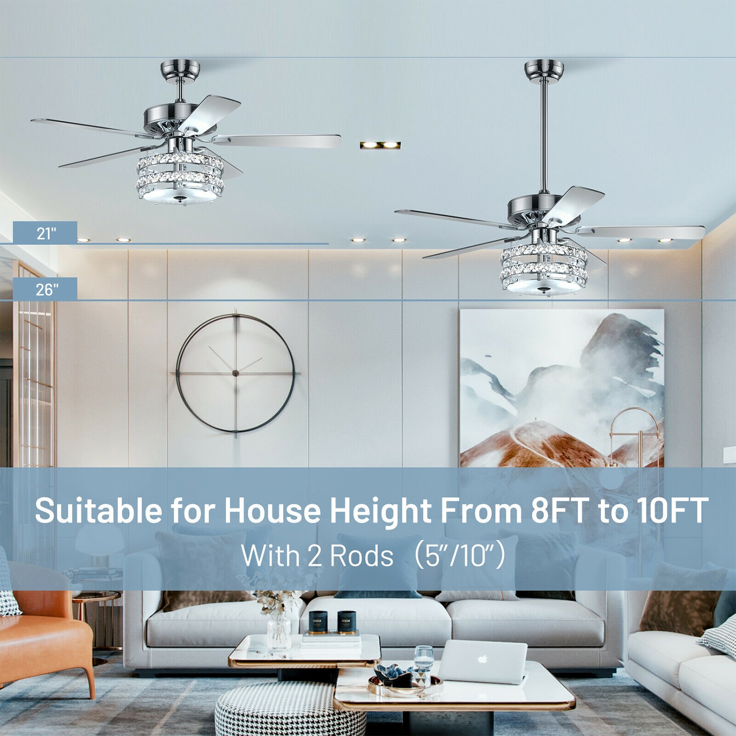 WELLFOR CHY-CF560US Ceiling-Fans - View #10