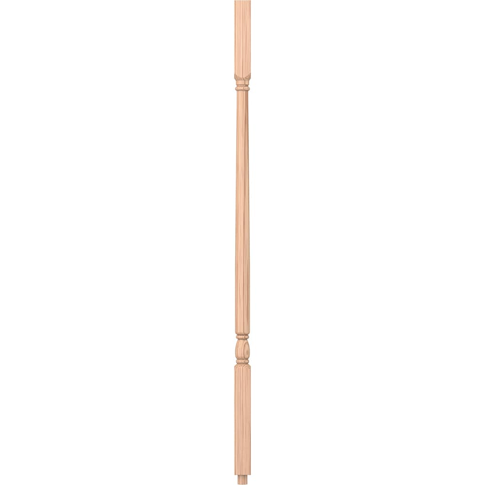 L.J. Smith Stair Systems S-5141-H 36 36-in x 1.25 Unfinished Hemlock Square Top Stair Baluster