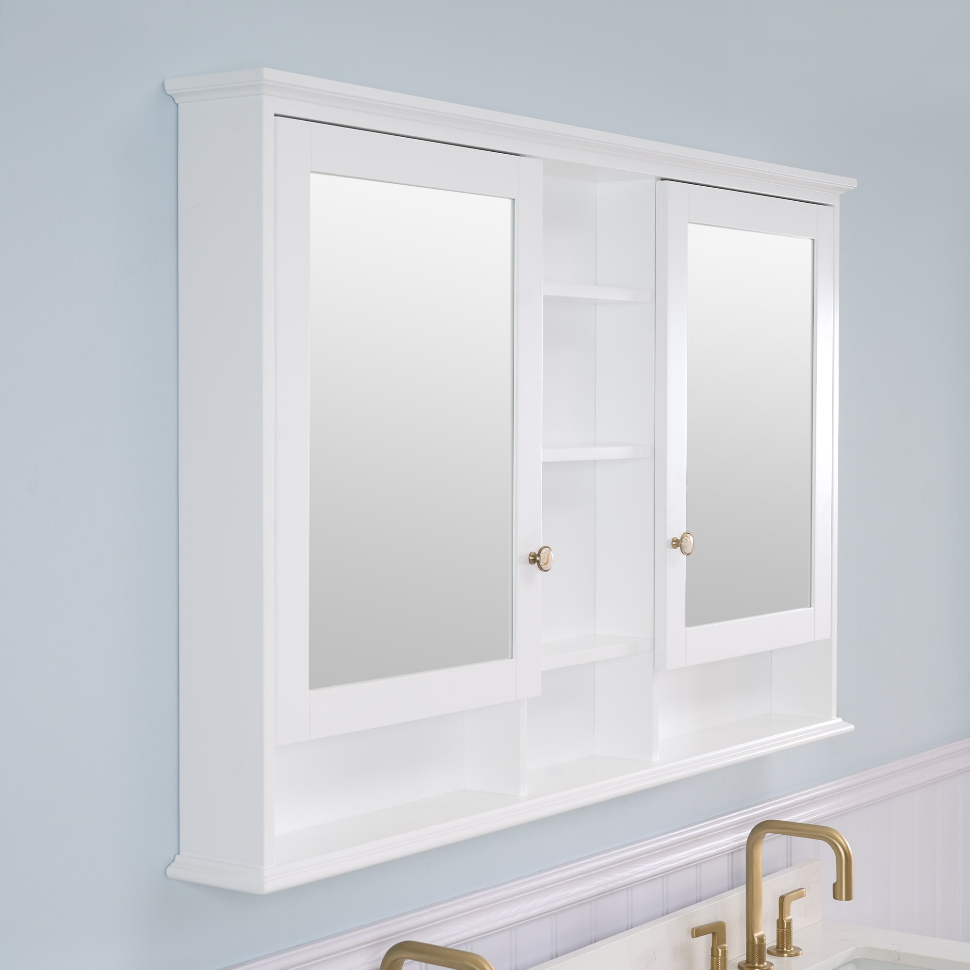 WELLFOR MED55YS1WT Bathroom-Medicine-Cabinets - View #7