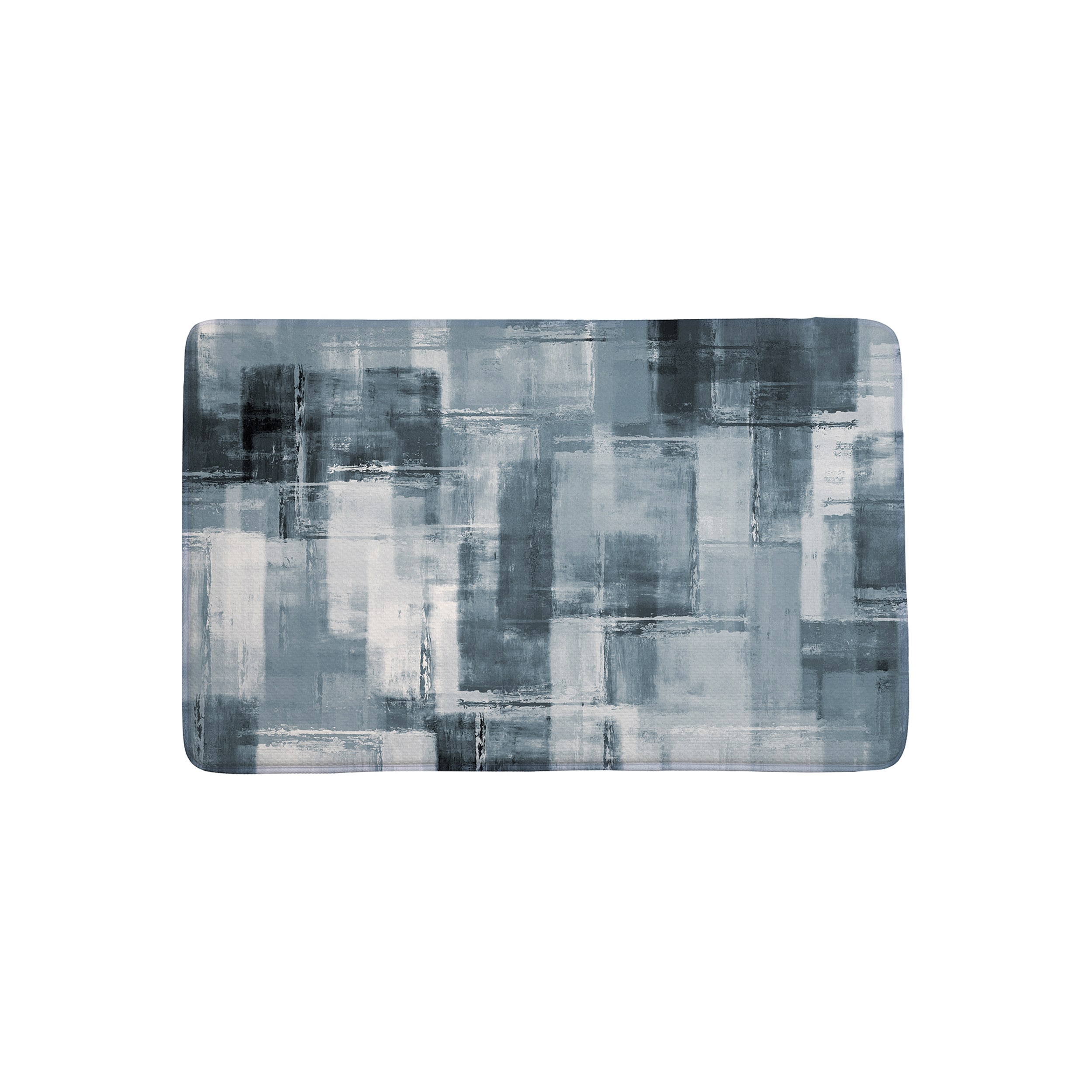 EVERGRACE EG1027605 Gray Polyester Rectangular Indoor Utility Mat