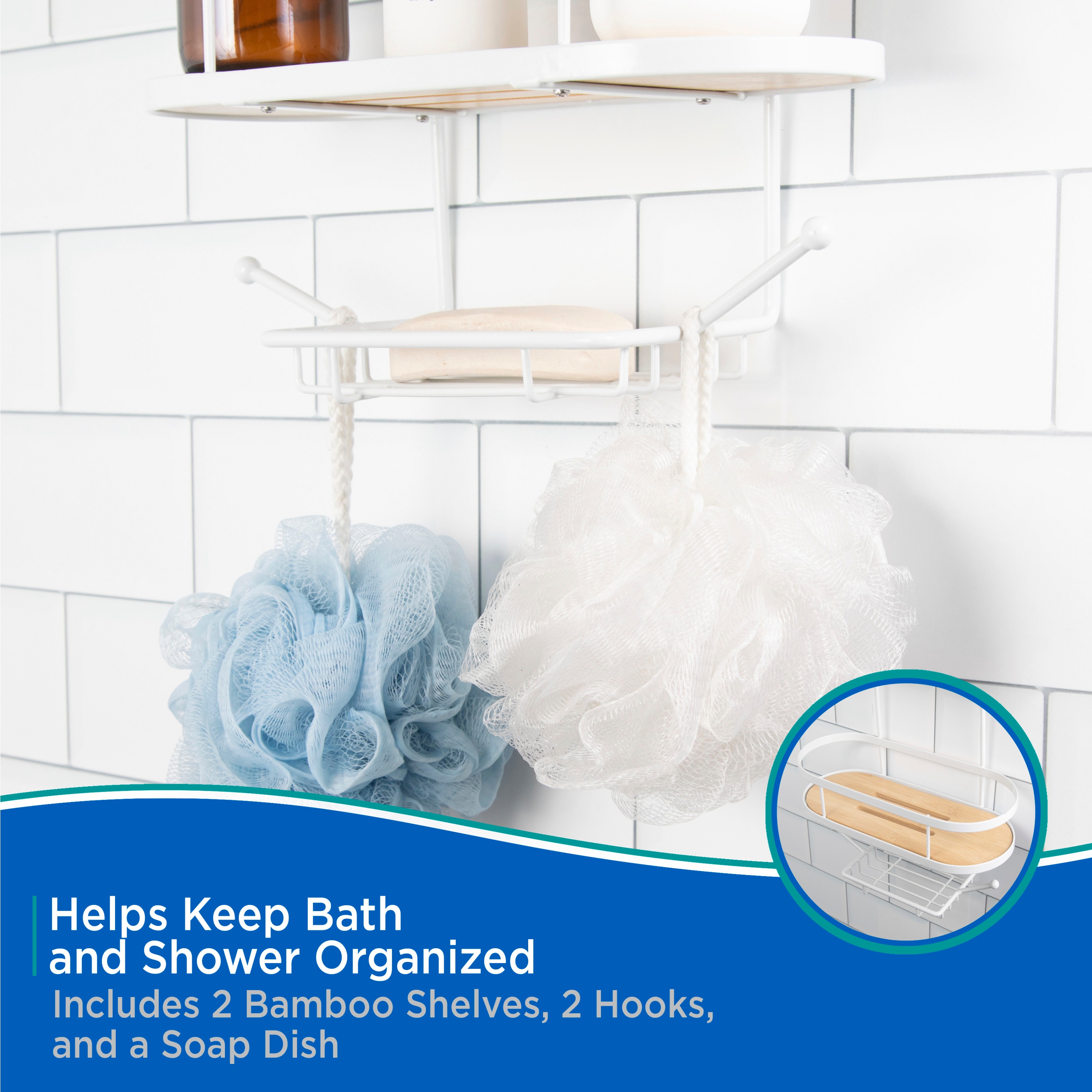 Kenney KN614140PS Hanging-Shower-Caddies - View #4
