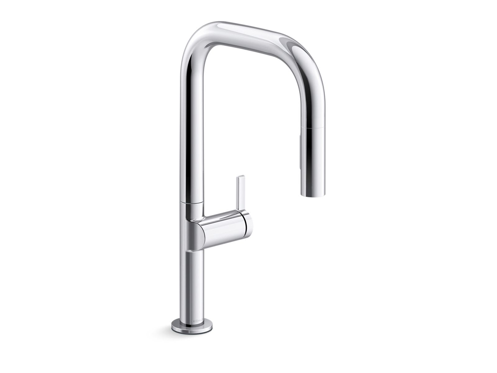 KOHLER 28269-CP Components Pull-down kitchen sink faucet with two-function sprayhead