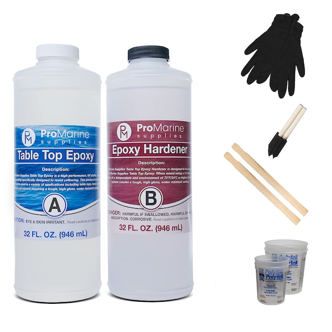 Formindske Pump Adept Pro Marine Supplies Table Top Epoxy Clear Epoxy Adhesive at Lowes.com