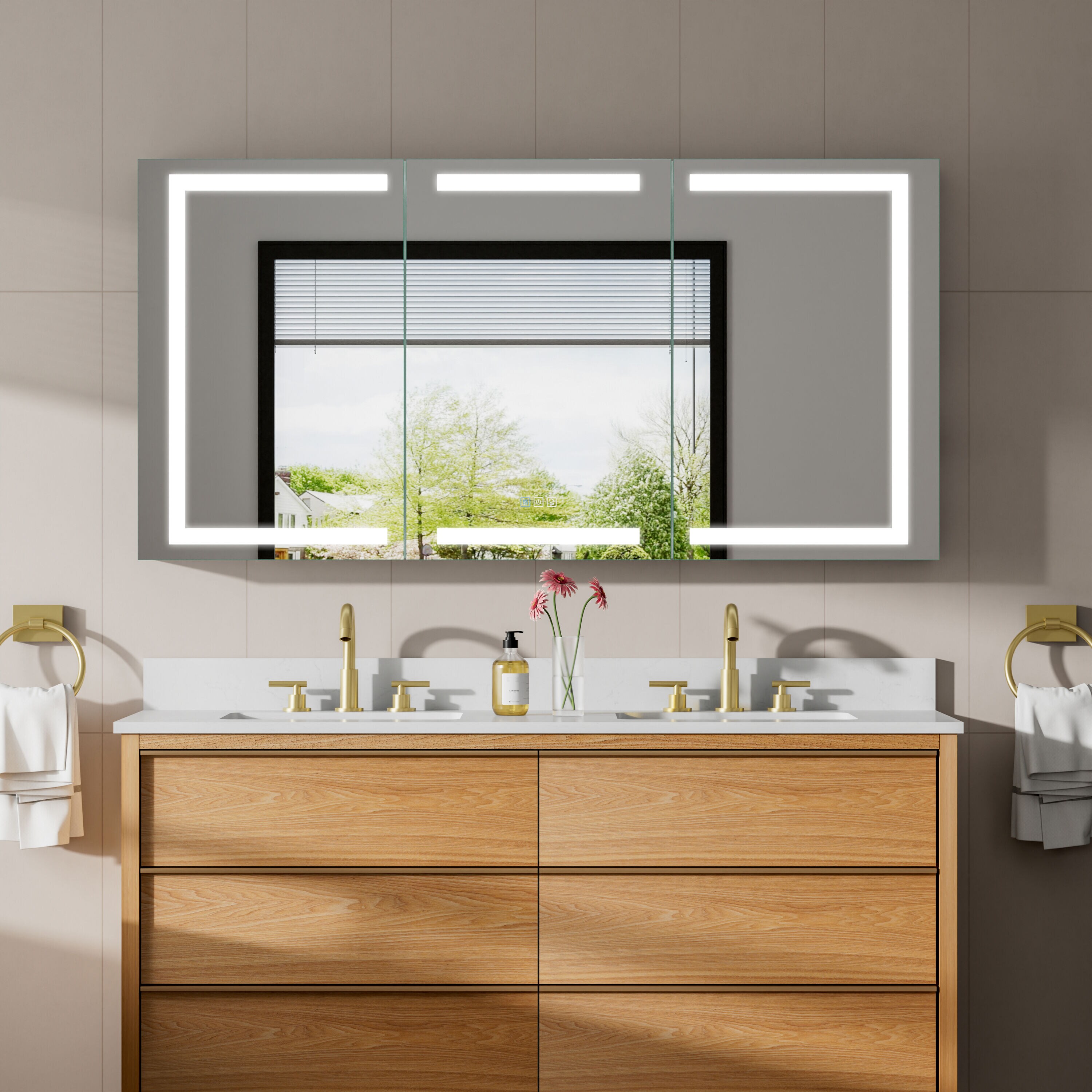WELLFOR EX-UNBV36GR Bathroom-Medicine-Cabinets - View #18