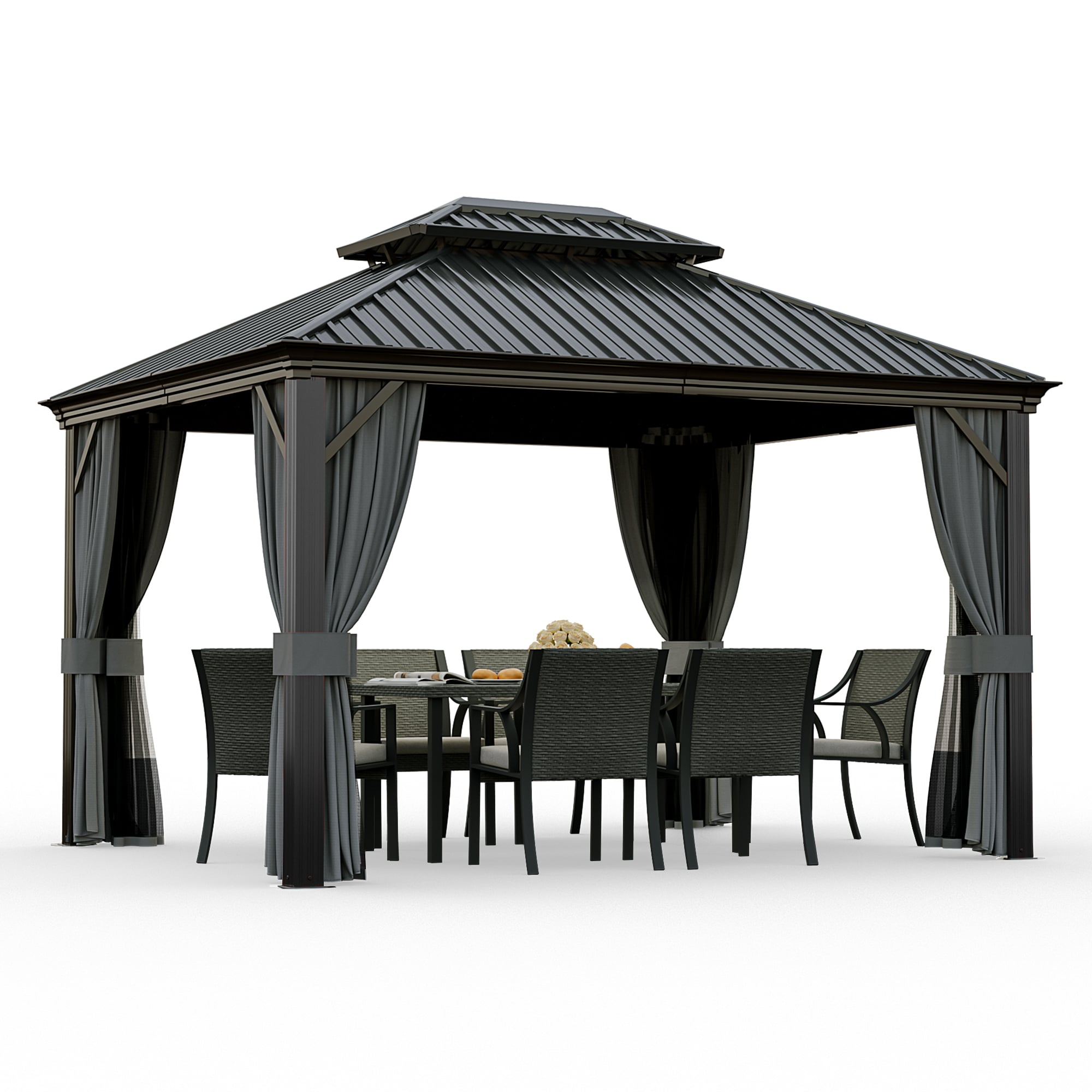  CP-ZPTPS-H-WL2 Wood-Resin-Gazebos - View #2