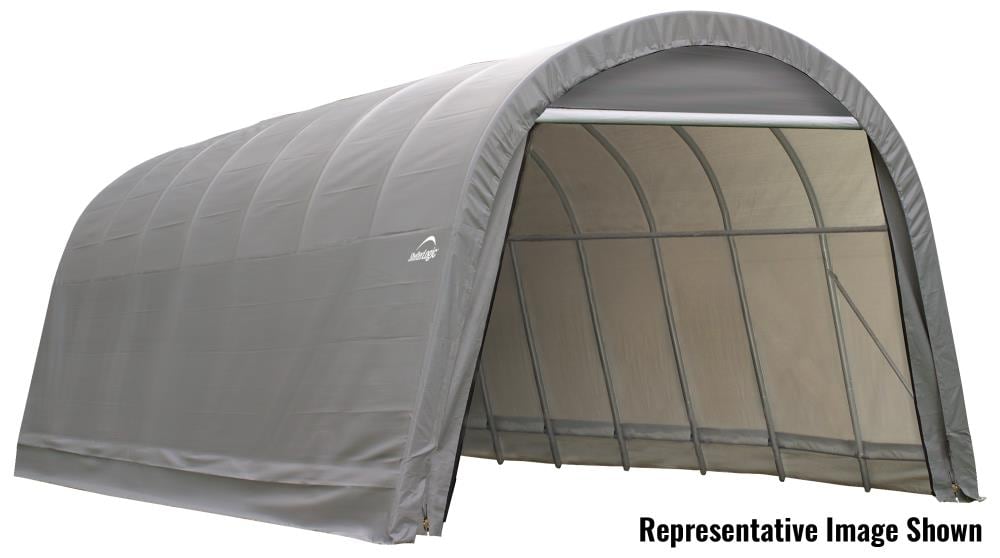 ShelterLogic 95333 15-Feet x 28-Feet Metal 2-car Garage Building