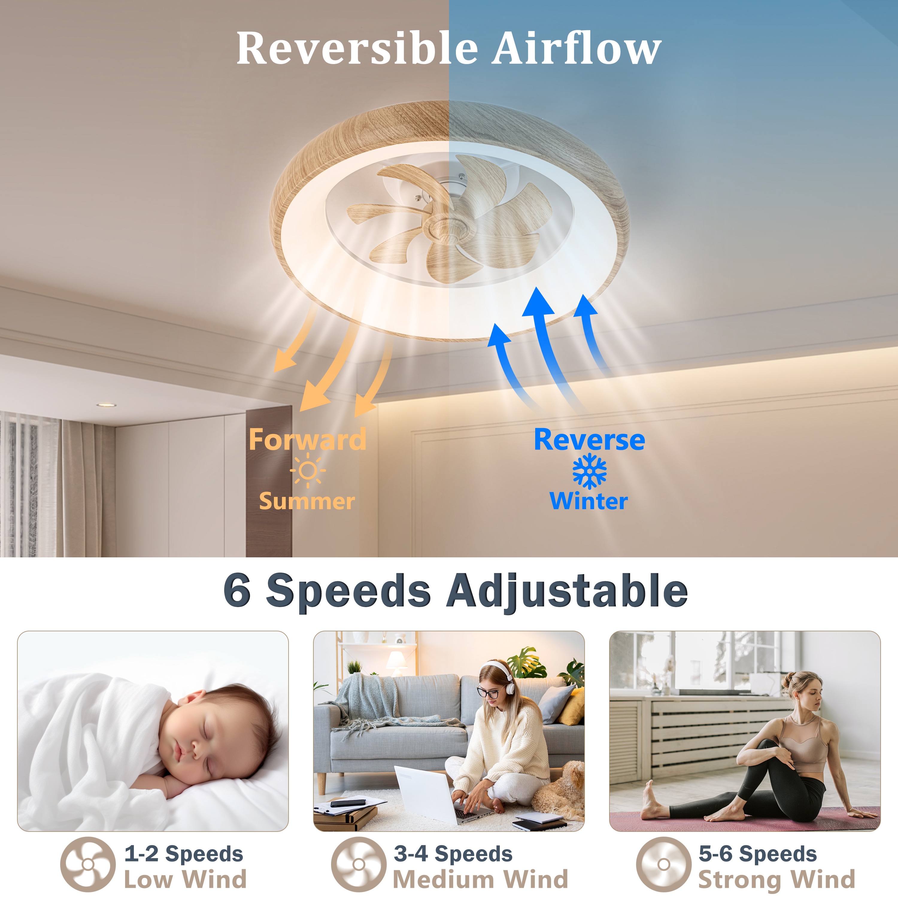 C Cattleya LCA2618-CFW Ceiling-Fans - View #4