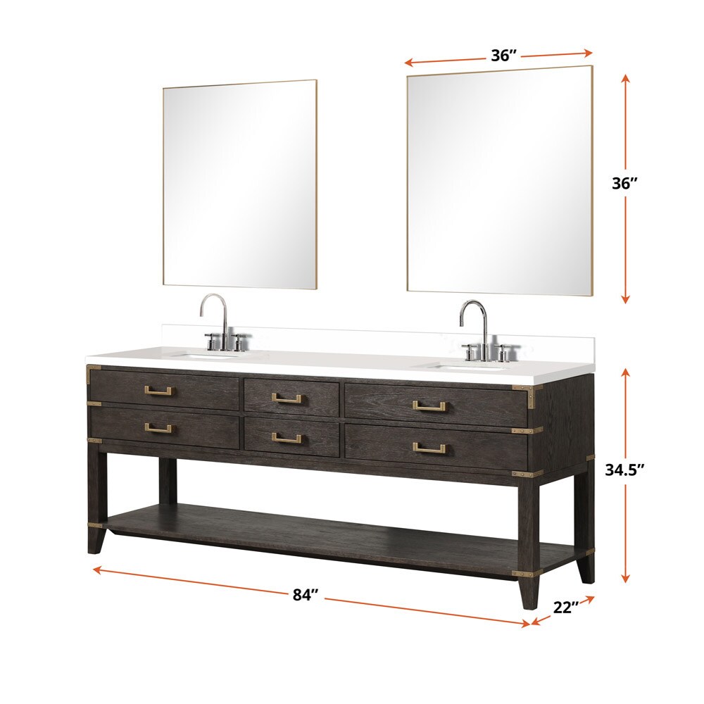 Lexora LVGR84DK211 Bath-Vanity-Combo - View #6