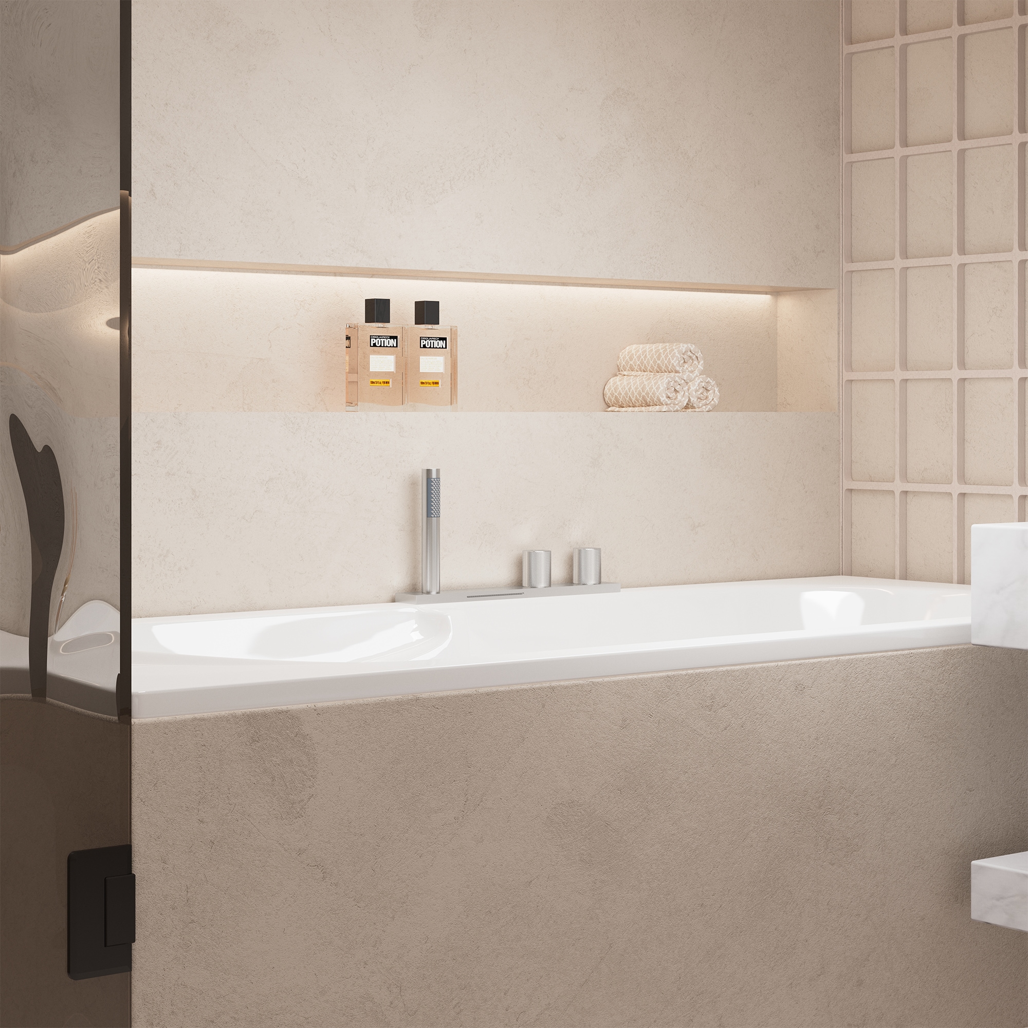 CASAINC CA-I4344-BN Roman-Tub-Faucets - View #3