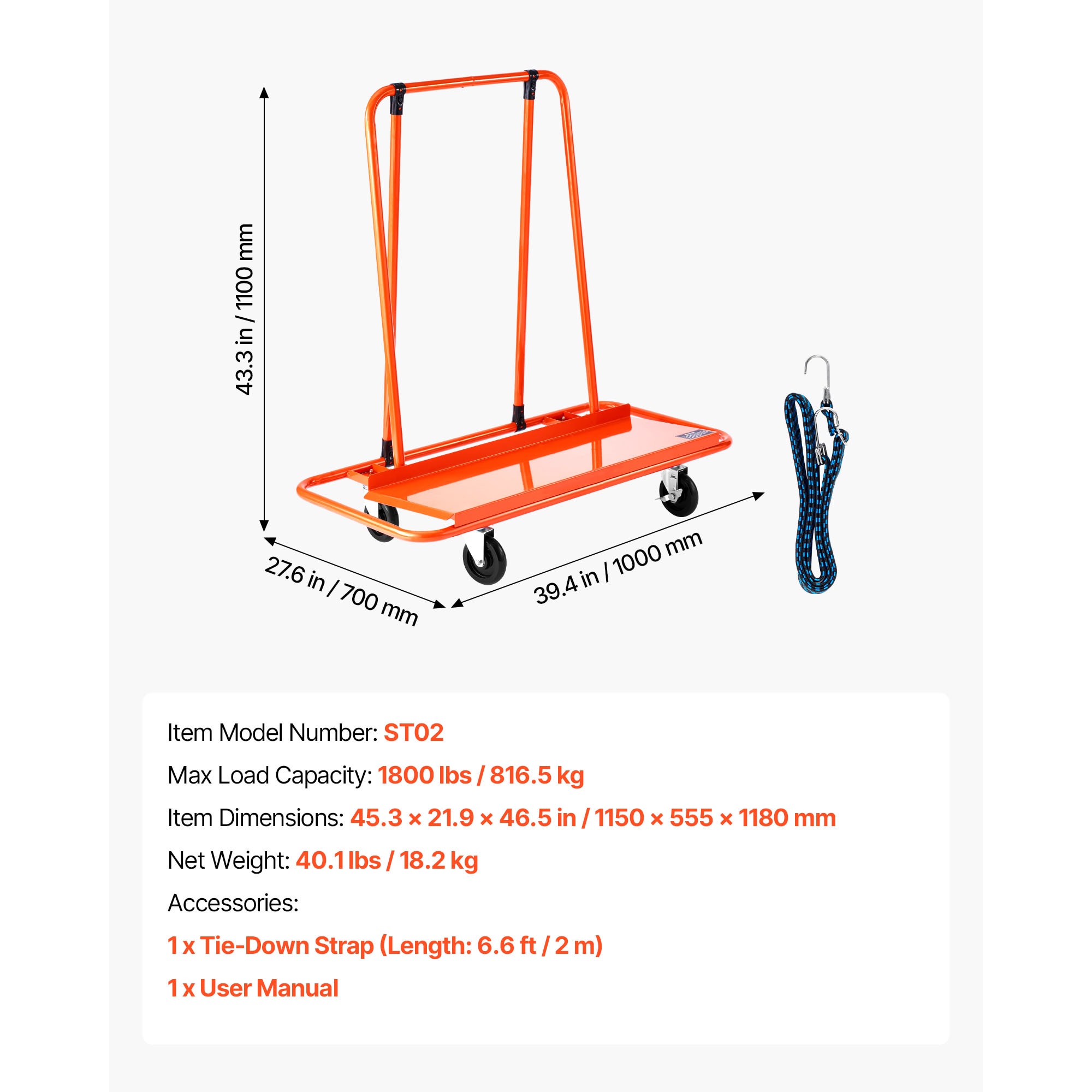 VEVOR SCBLTCHJGDGS10102V0 Dump-Cart - View #7