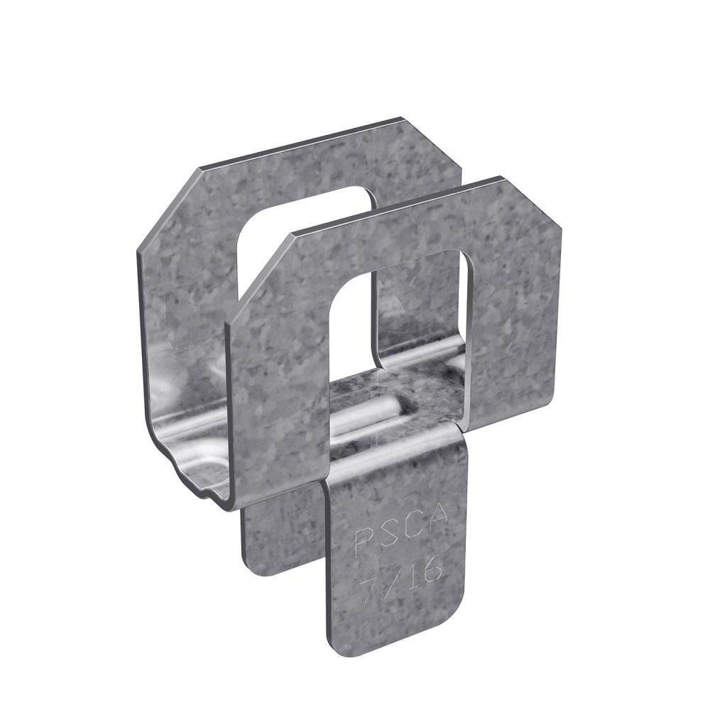 Simpson Strong-Tie PSCA 7/16 1-in 20 -Gauge Galvanized Steel Plywood clip Wood to wood 250 -Pack