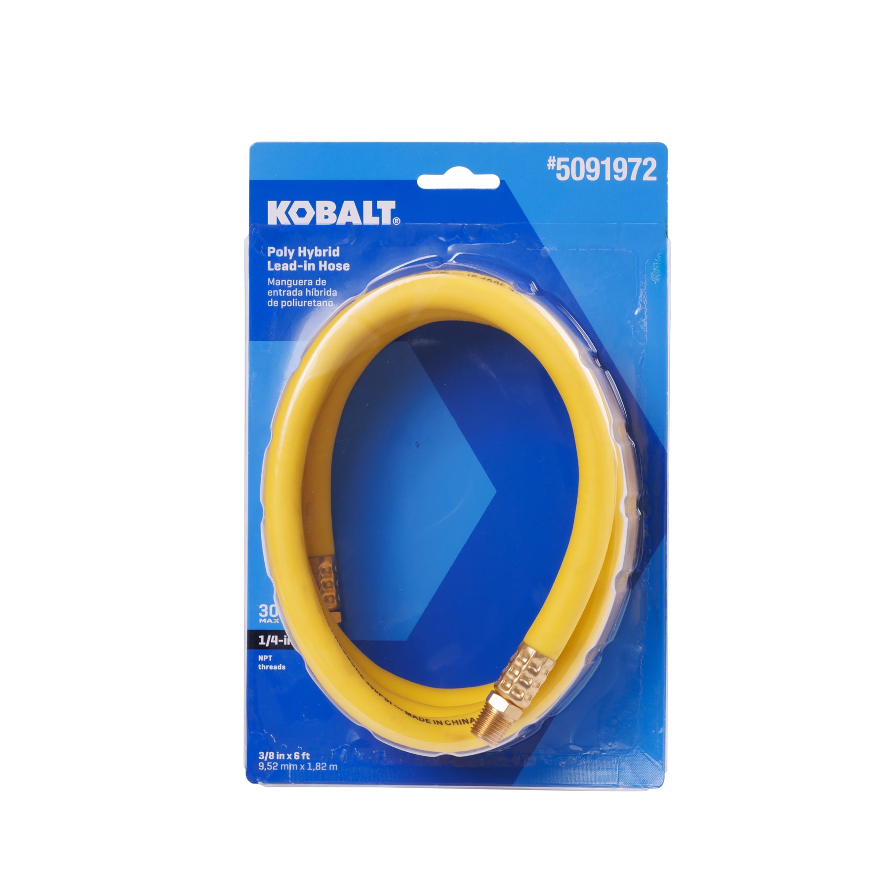 Kobalt Kobalt Retractable Hose Reel with 3/8-in x 50-ft Hybrid Hose at