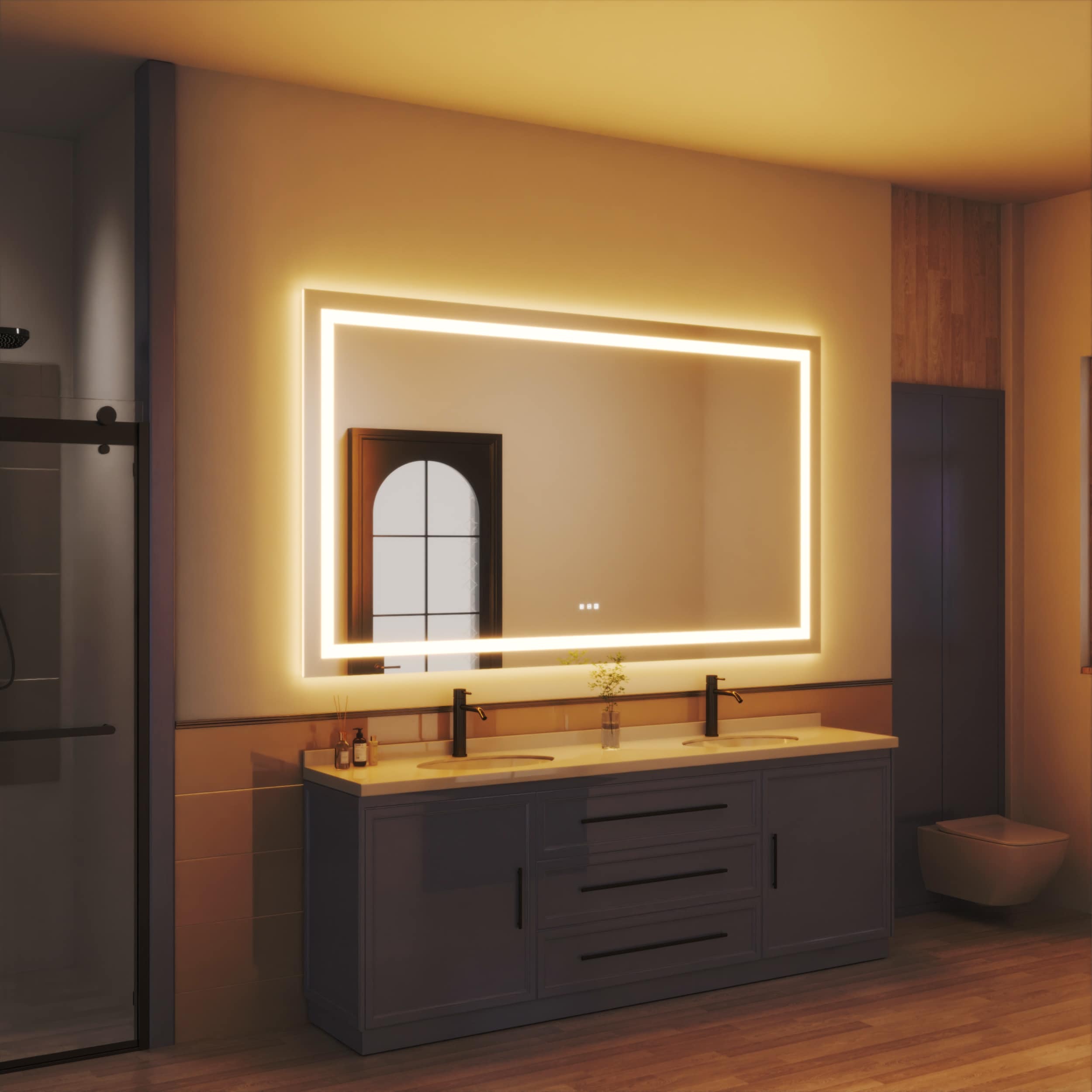 waterpar WPLO-2249 Framed-Bath-Mirrors - View #3