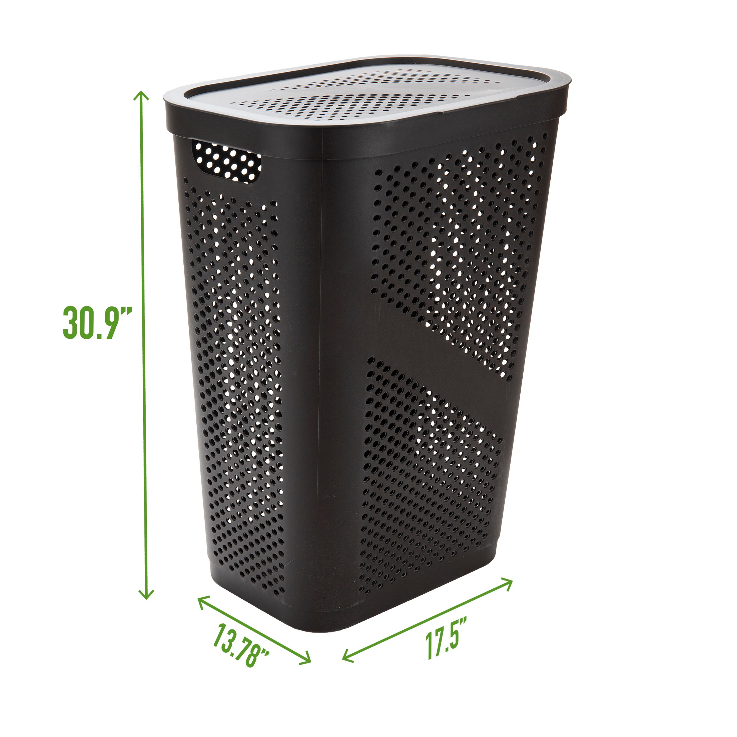 snap Verbaasd Experiment Mind Reader 60-Liter Plastic Laundry Hamper in the Laundry Hampers &  Baskets department at Lowes.com