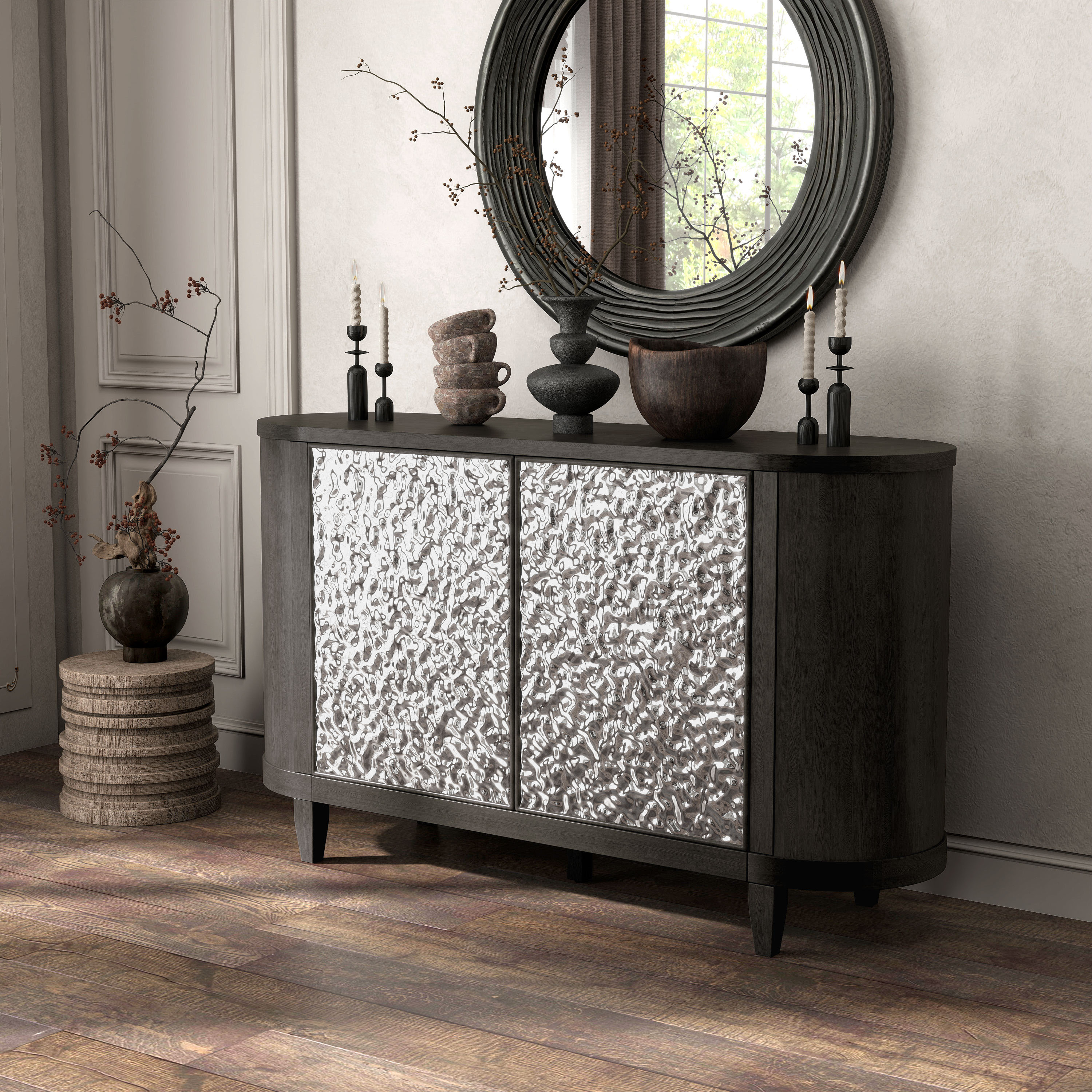 Furniture of America IDF-39004ES-SV2 Dining-Kitchen-Storarge - View #5