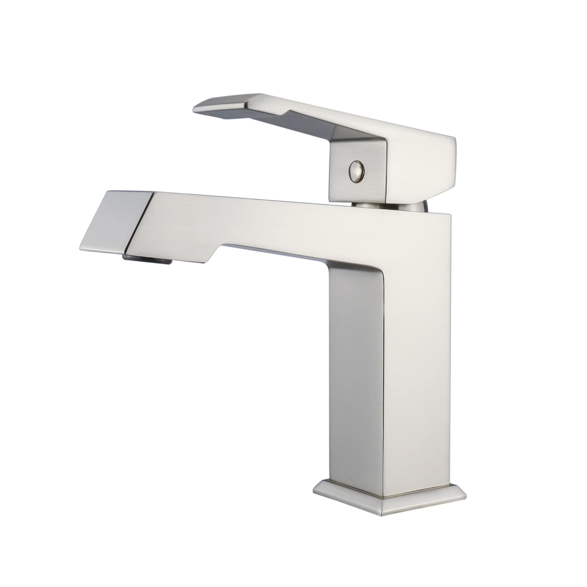 Lexora LFS3011BN Labaro Brushed Nickel Single hole 1-handle Waterfall Commercial/Residential Handle Bathroom Sink Faucet