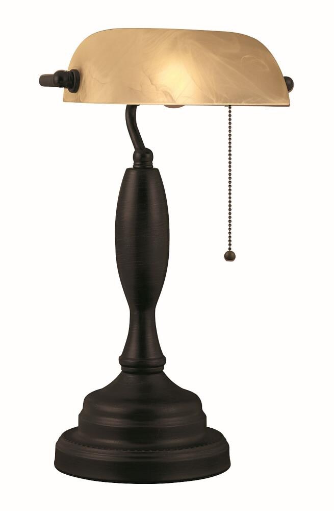 Bronze deals bankers lamp