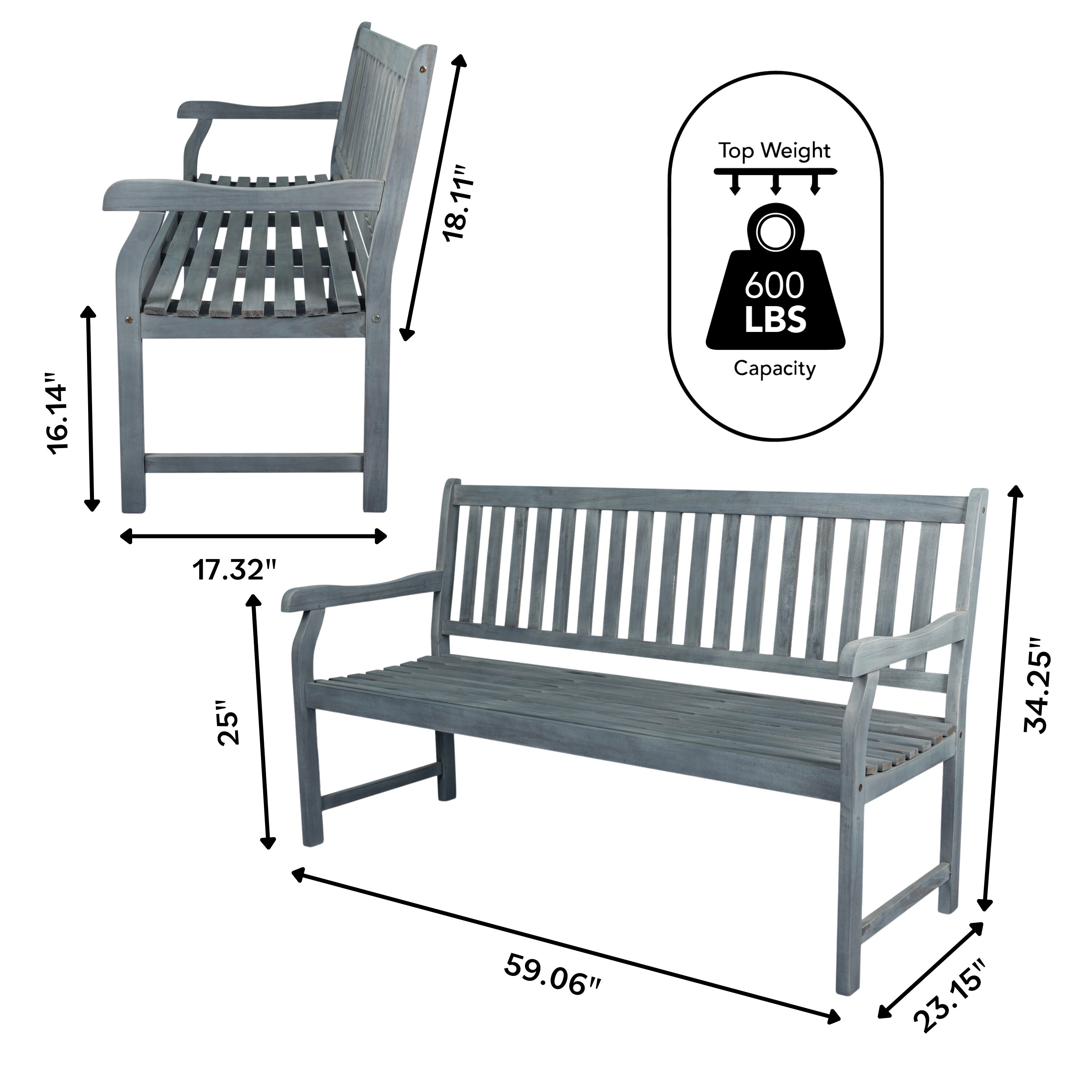 JONATHAN  Y BNH101B benches - View #9