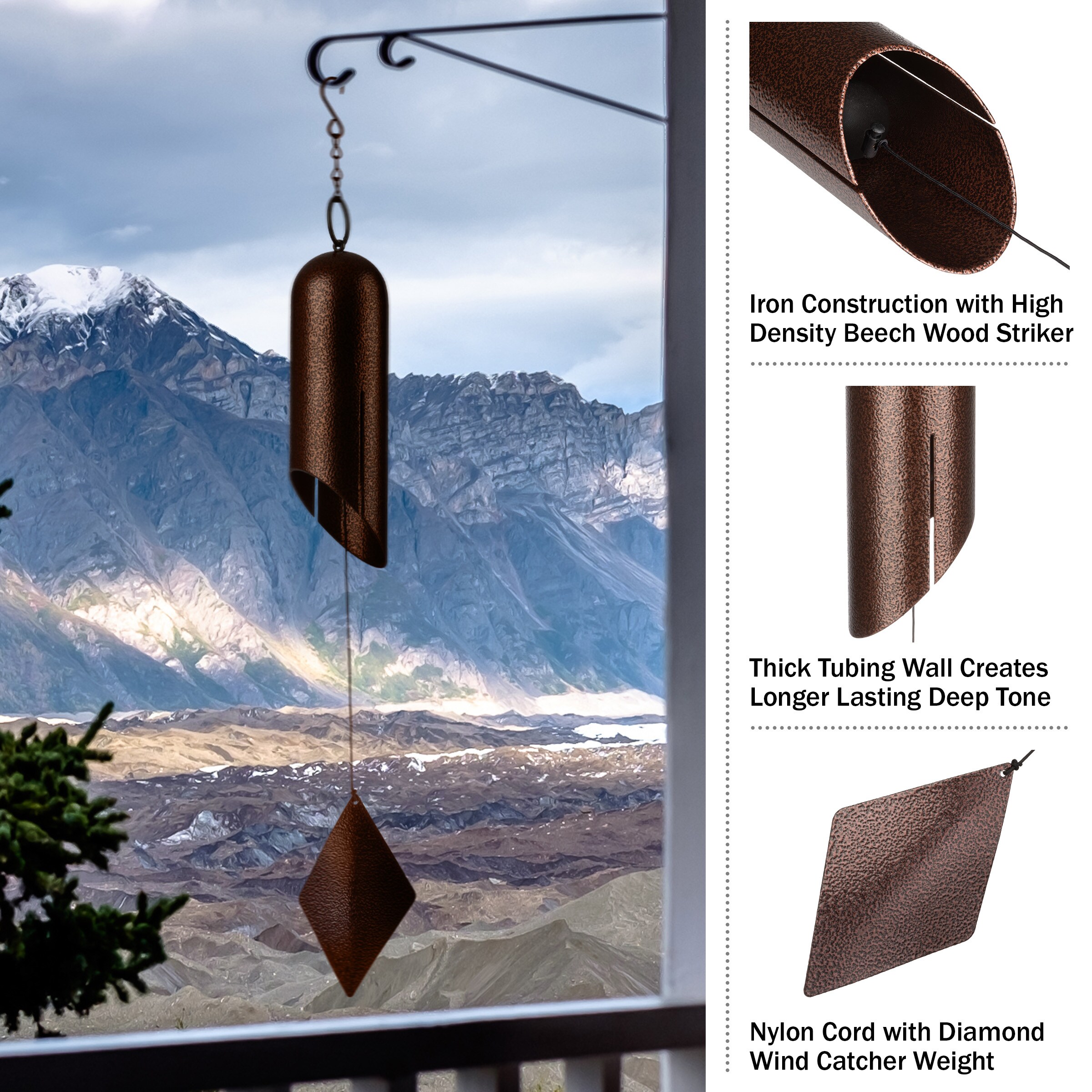 Pure Garden 50-LG1492 Wind-Chimes - View #4