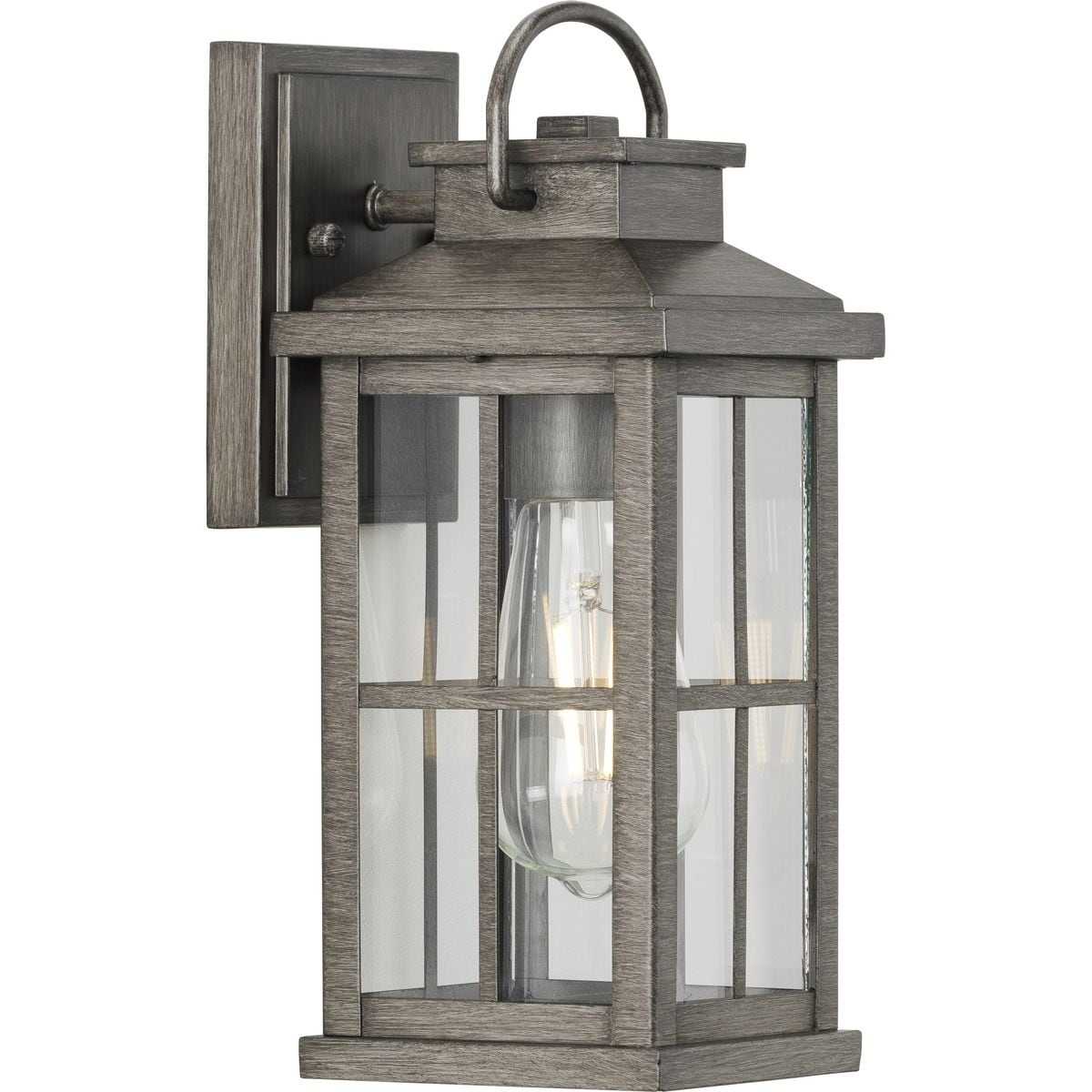 Progress Lighting P560264-103 Williamston 1 -Light 12-in H Antique Pewter Hardwired Outdoor Wall Light