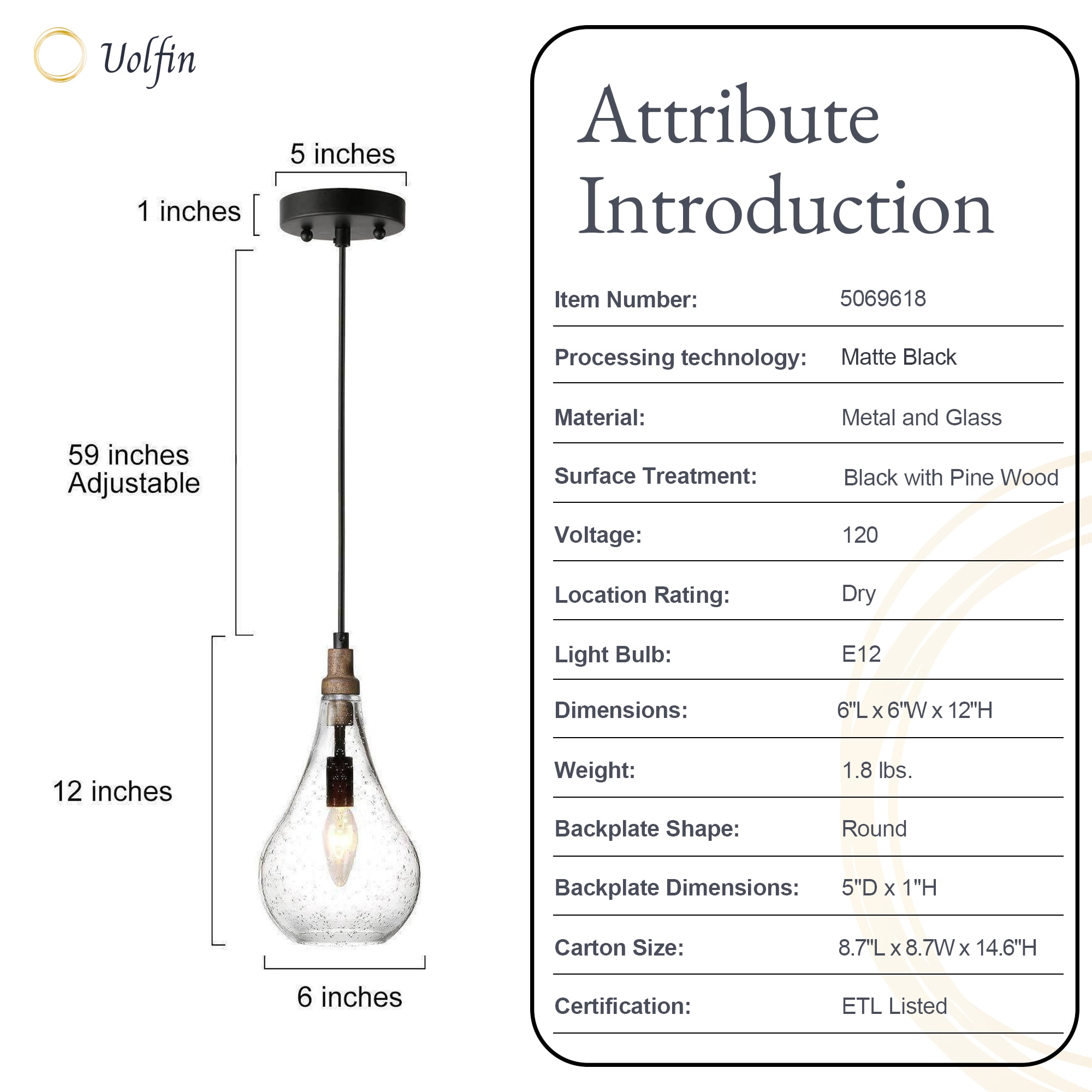 Uolfin RJQY7F-LWS23545-G6 Pendant-Lights - View #5