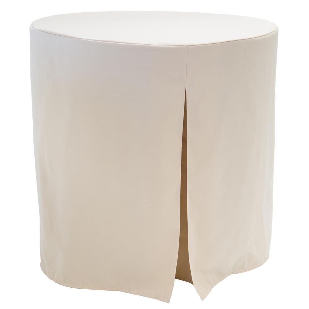 WestPoint Home 028828404008 Tablevogue Table Cover Collection Fitted Indoor/Outdoor Natural Table Cover for 48-in round