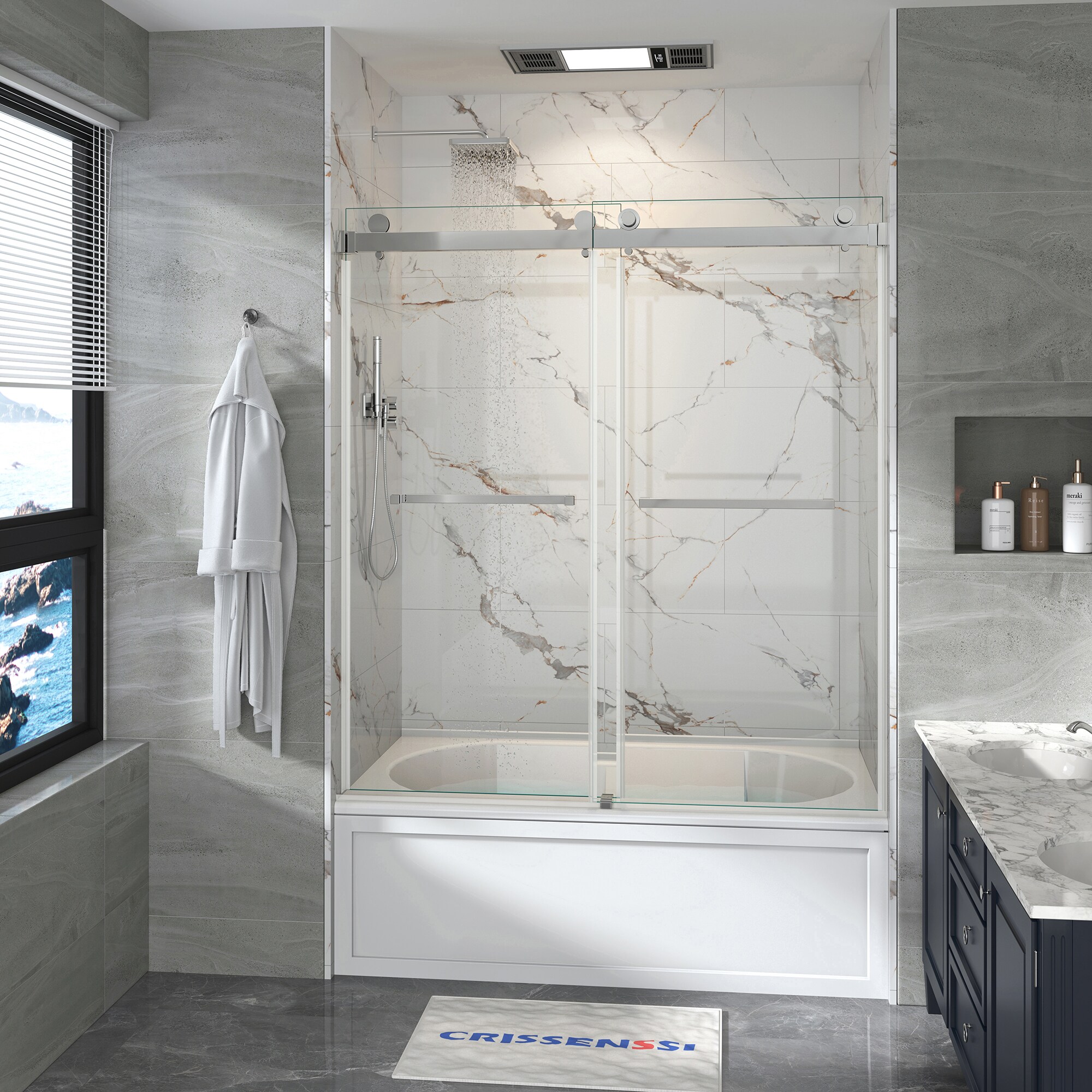 CASAINC CVY-DS01-60CH Shower-Doors - View #2