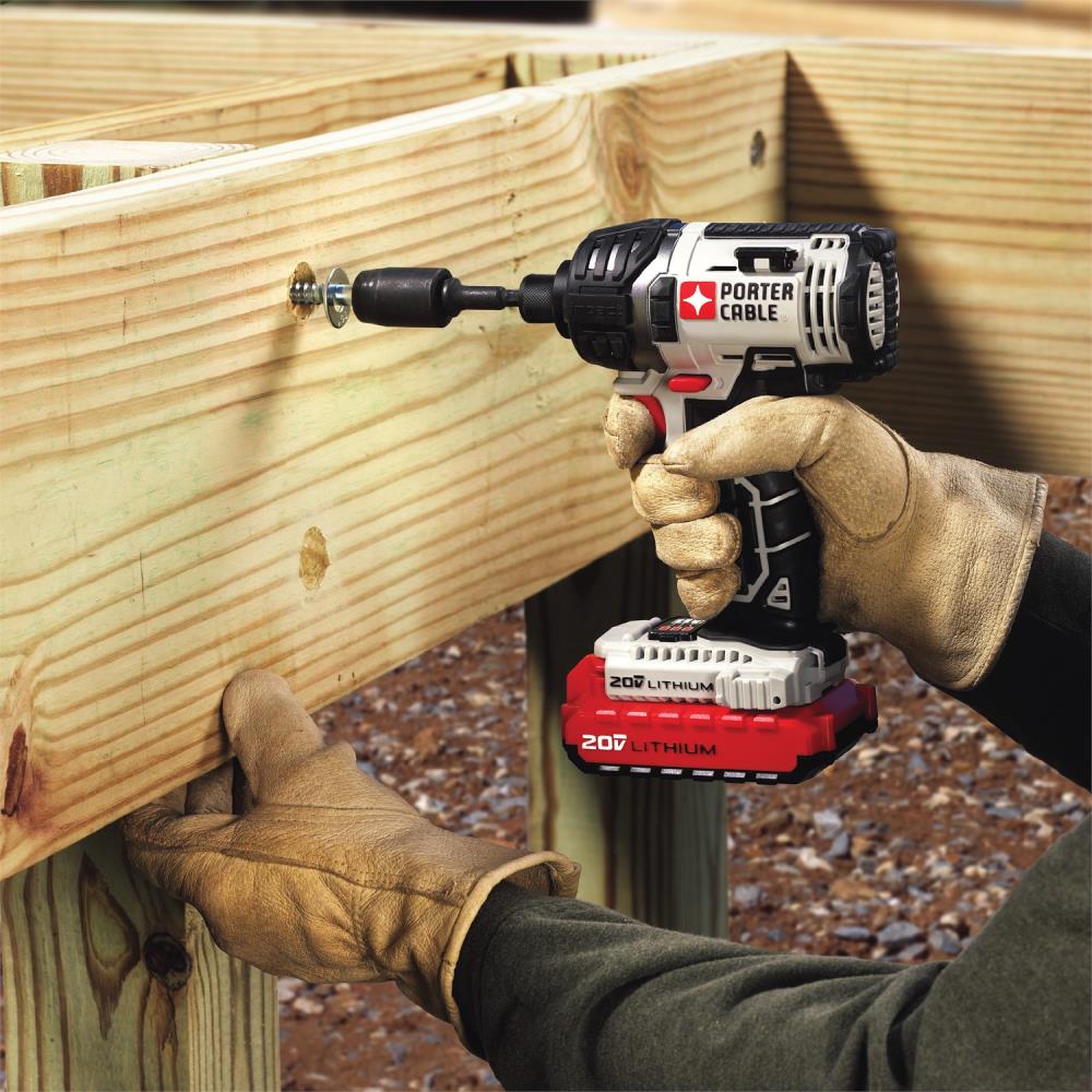 PORTER-CABLE 20-volt Max 1/4-in Cordless Impact Driver (2