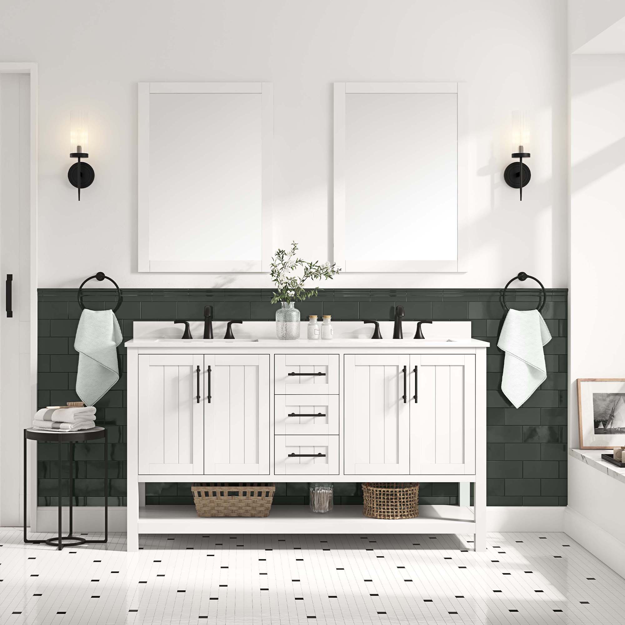 Style Selections MERCER-60W-COMBO Bath-Vanity-Combo - View #3