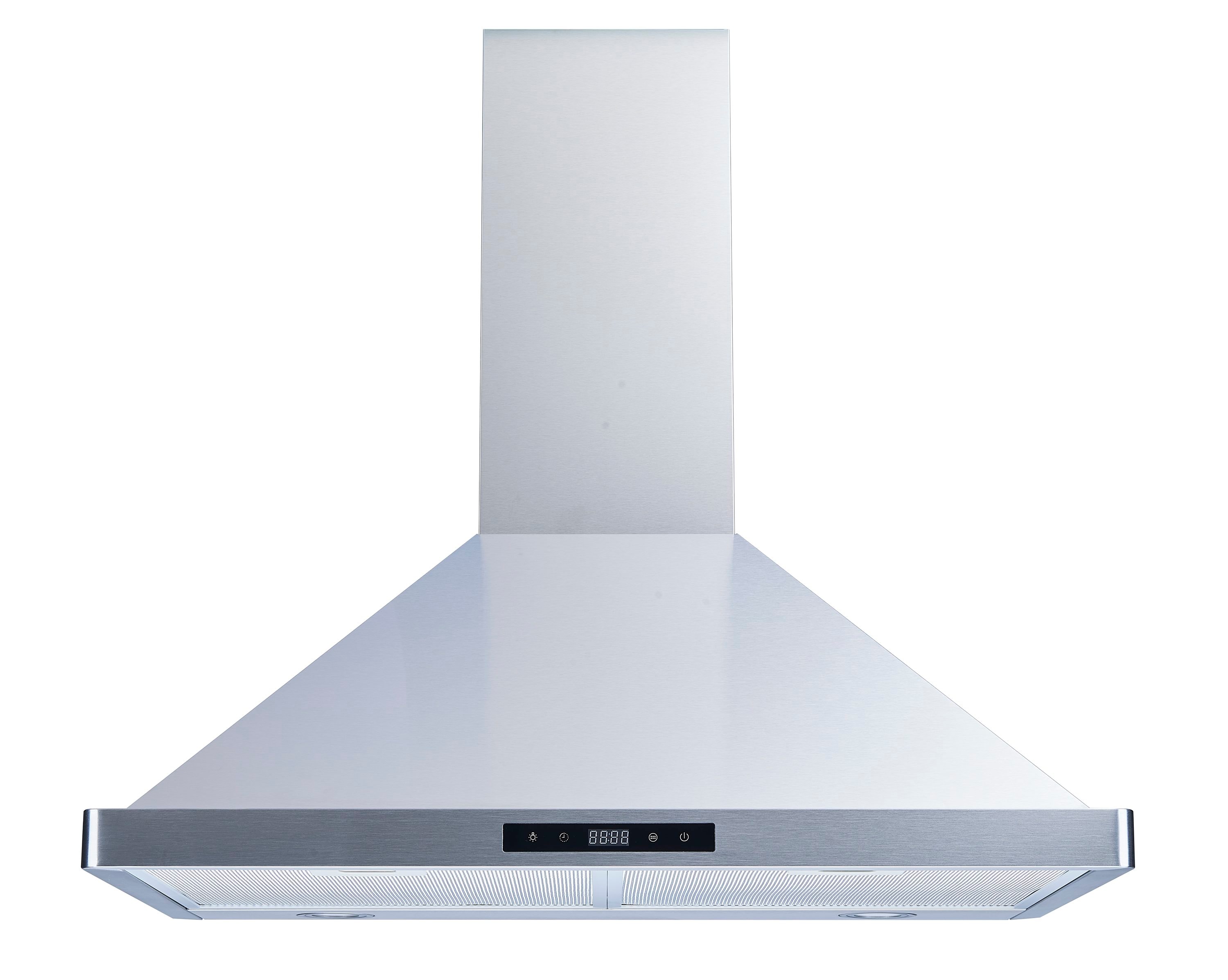 winflo convertible stainless steel wall mount range hood