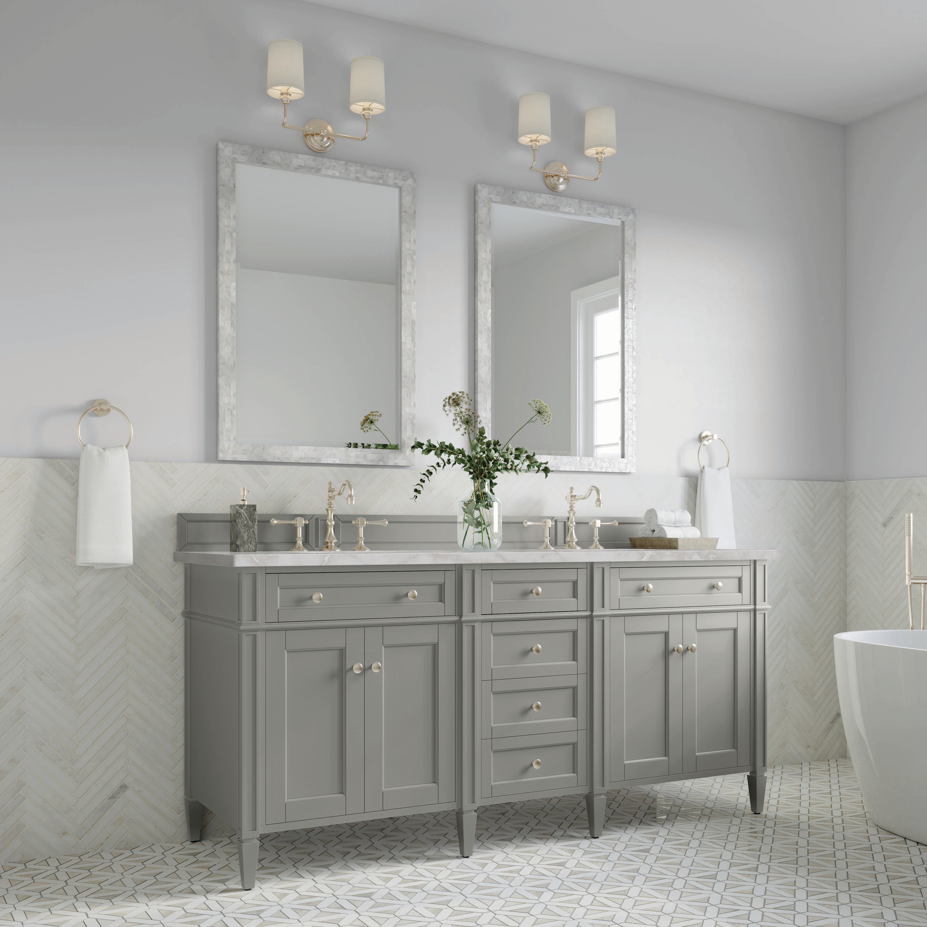 James Martin Vanities 650-V72-UGR-3VSL Bath-Vanity-Combo - View #3