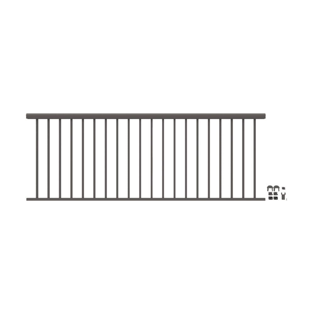 Freedom 73045634 VersaRail Cambridge 8-ft x 36-in Matte bronze Aluminum Deck Rail Kit