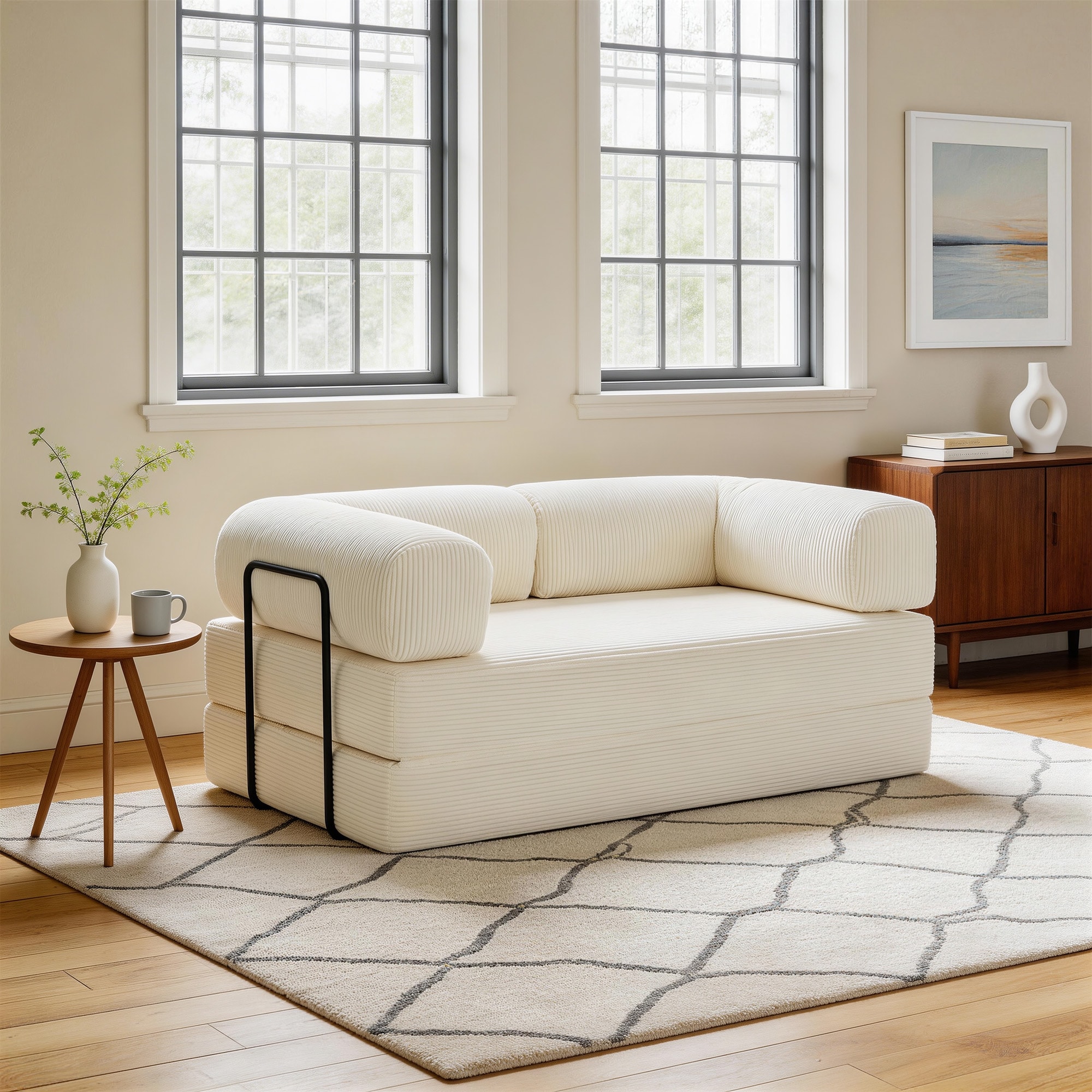 Dreamsidea LS-LS0011-BEIGE-S Sofas-Loveseats - View #3