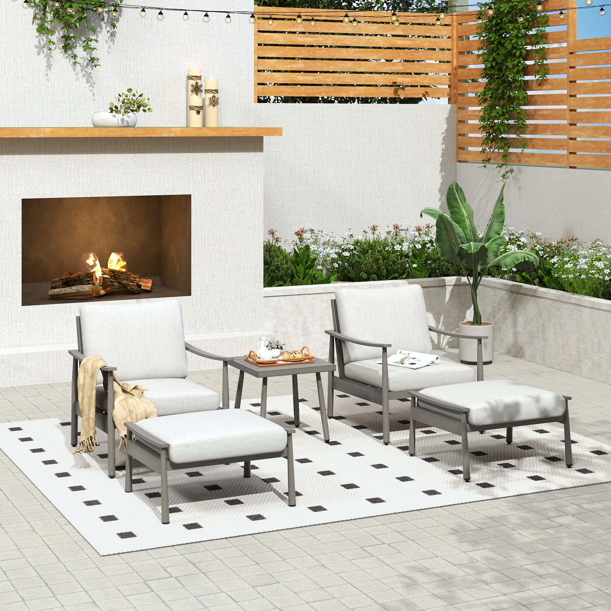  EL-SF5-GG-B1-WL3 Patio-Conversation-Sets - View #2