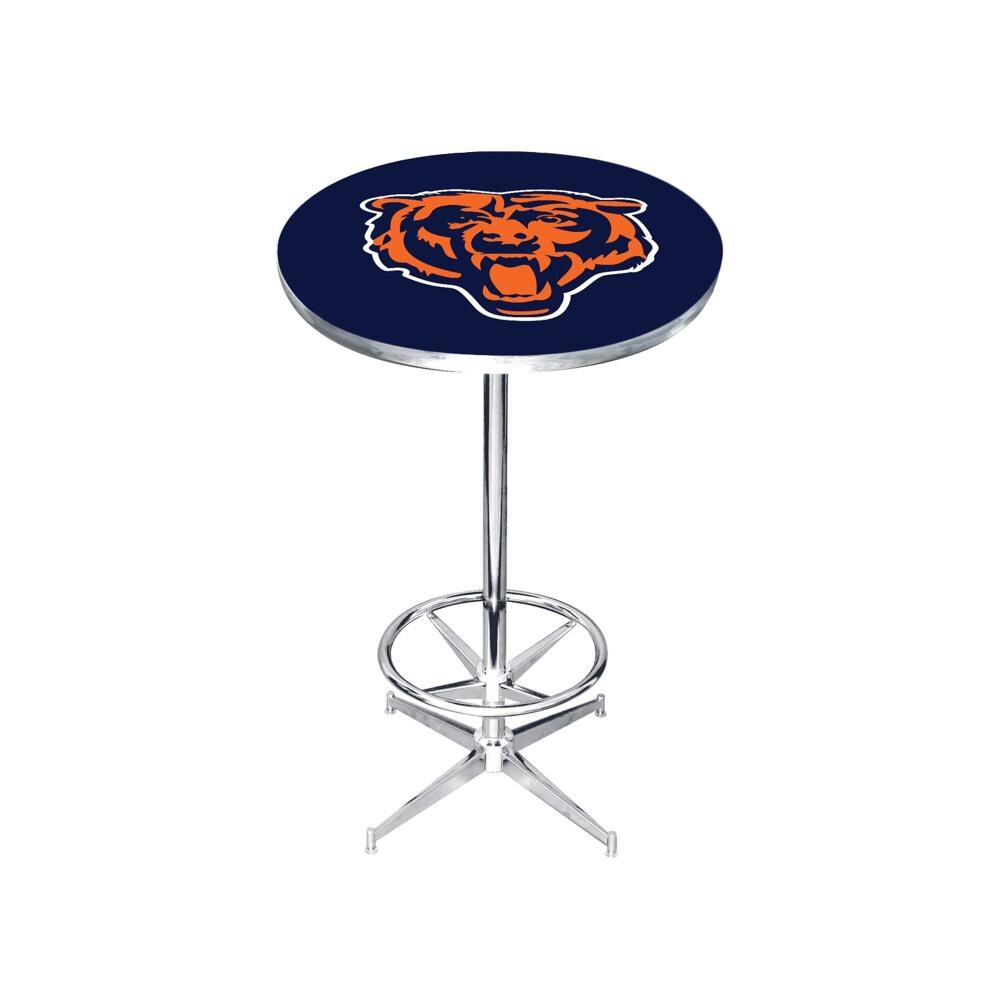 Imperial International Chicago Bears Sealed Wood Round Rustic End Table in  the End Tables department at