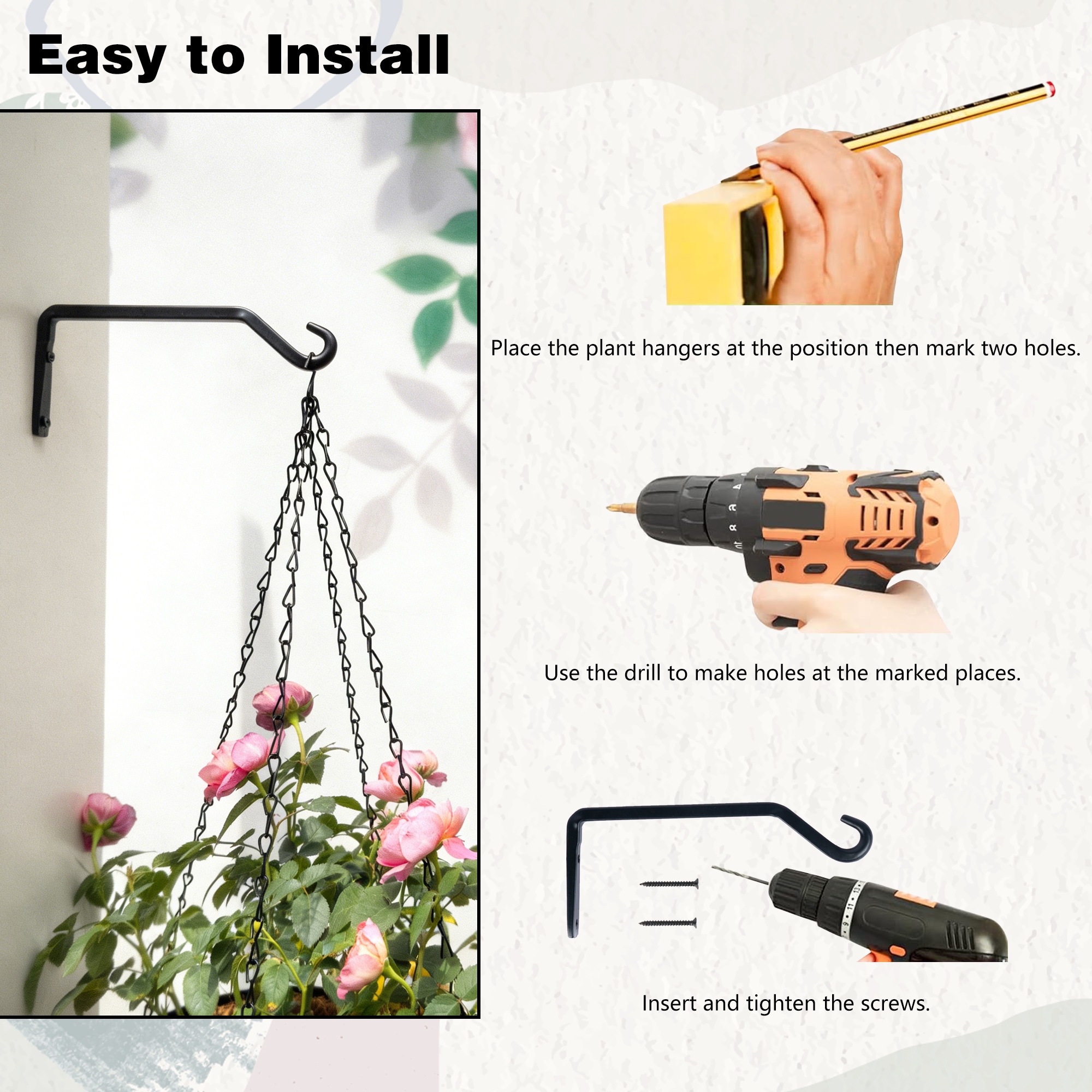 Style Selections LWP013 Plant-Hooks - View #3