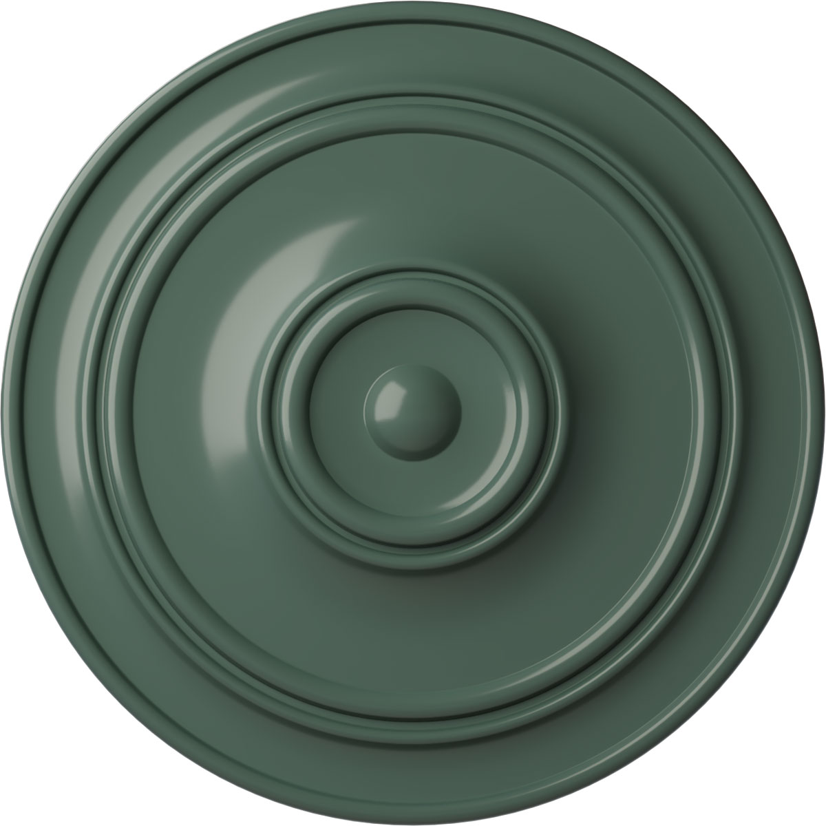 Ekena Millwork CM40CLCBF Small Classic 40.25-in W x 40.25-in L Painted Cloud Burst Polyurethane Whole Ceiling Medallion