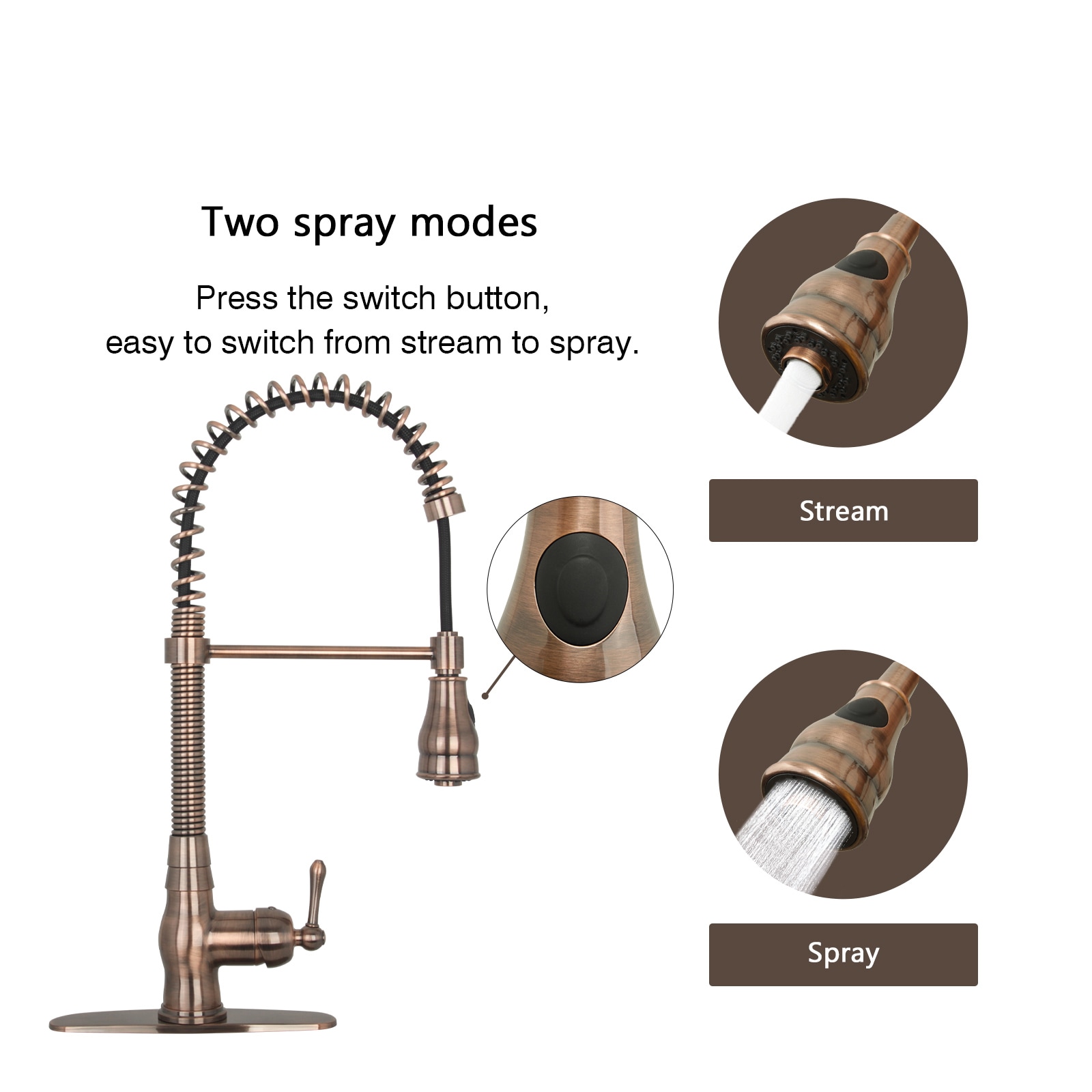 Akicon AK96518A-AC Kitchen-Faucets - View #4