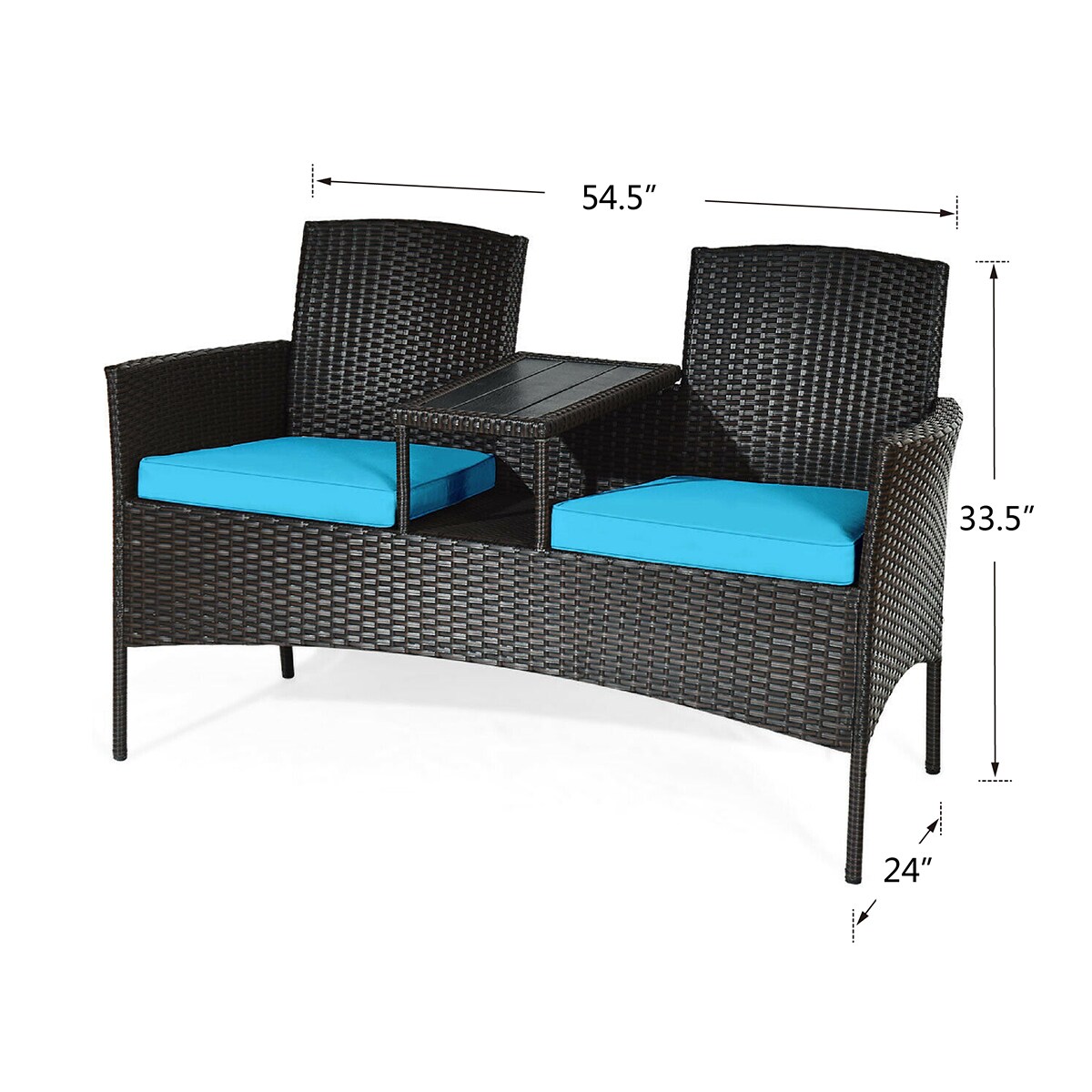 WELLFOR OUJN63233TU Patio-Sofas-Daybeds - View #5