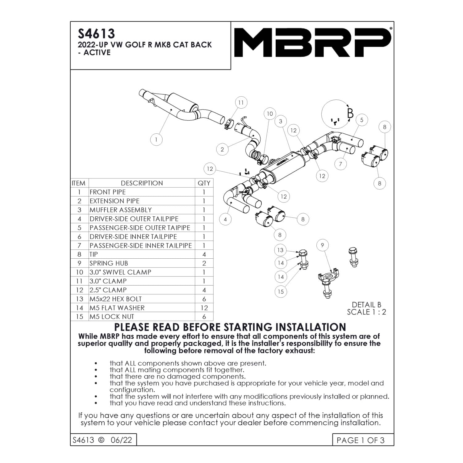 MBRP S46133CF Exterior-Car-Acc - View #2