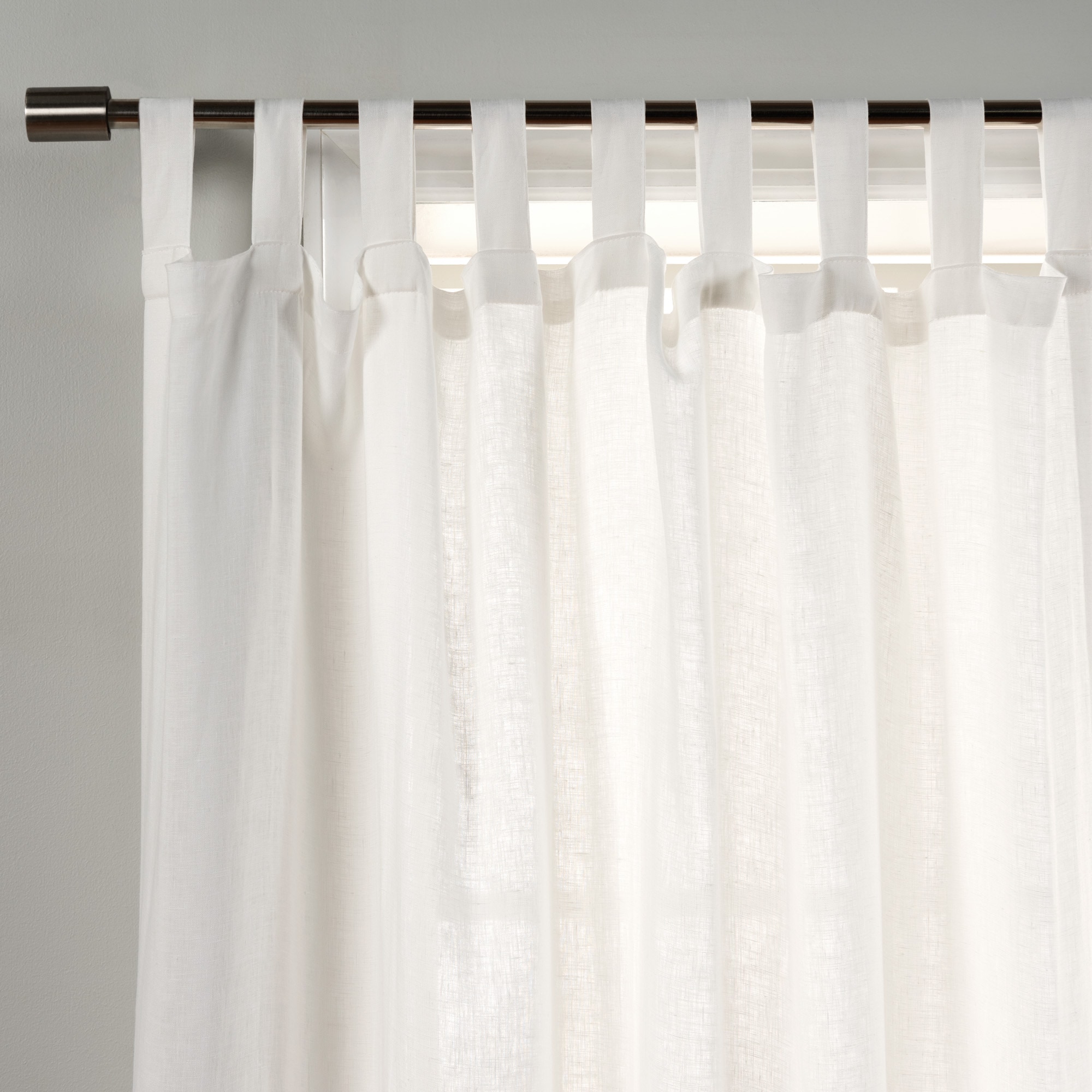 Best Home Fashion YK-04-TAB-LN-96-WHIT curtains - View #2