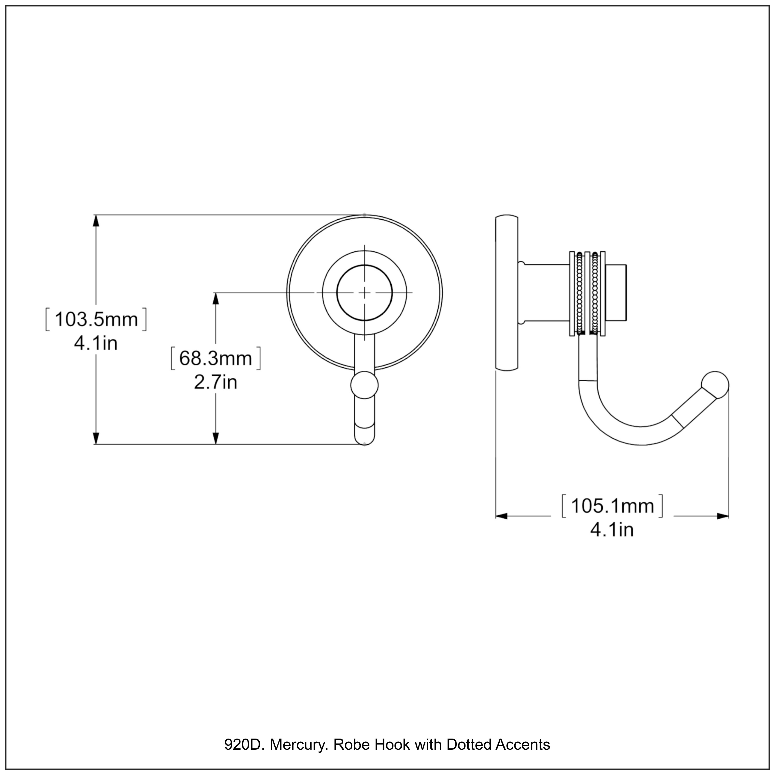 Allied Brass 920D-ABR Robe-Hooks - View #3