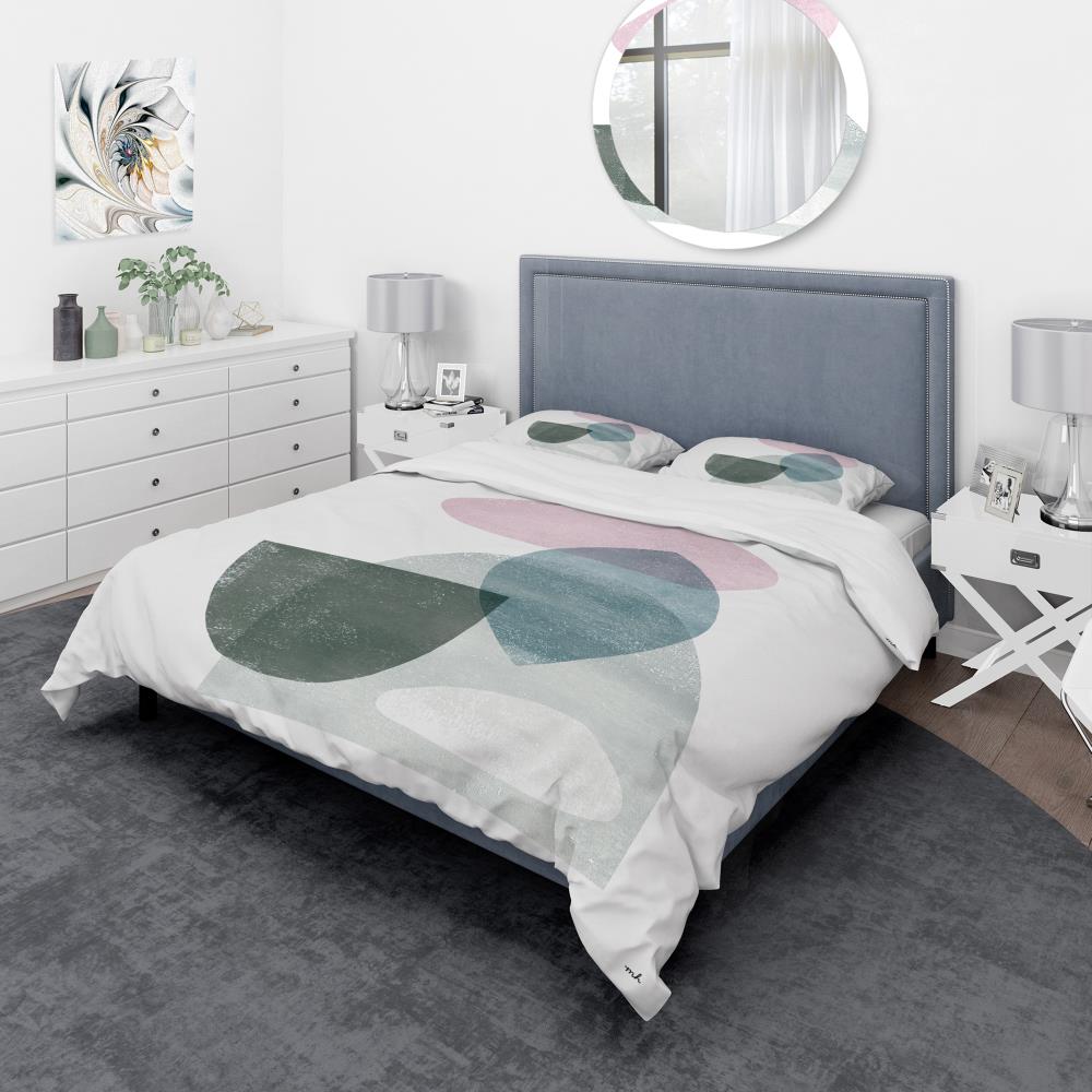 Designart BED30468-T 3-Piece Black Twin Duvet Cover Set