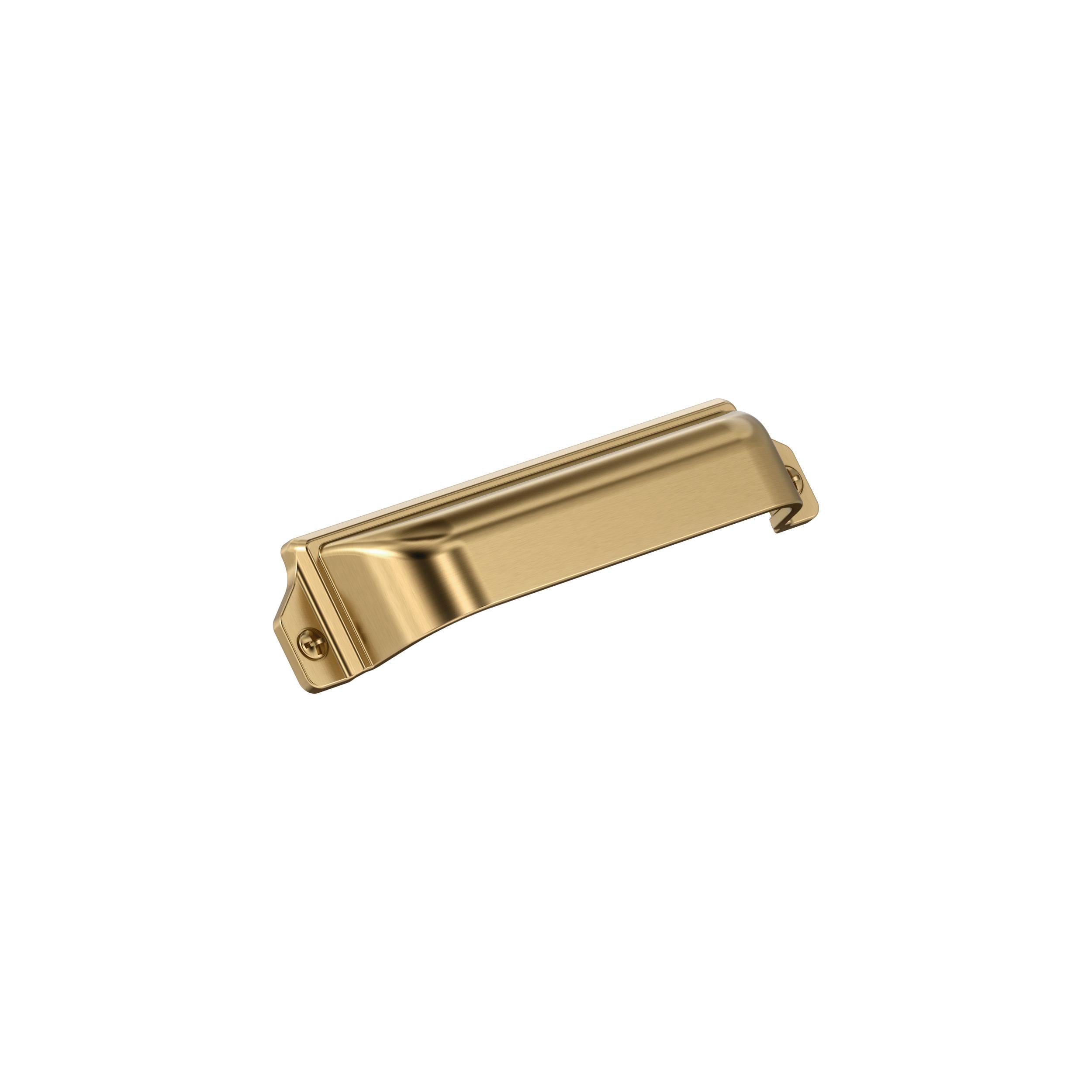 Amerock 10VMP37180CZ Haven 3-in or 3-3/4-in , 76mm or 96mm Center to Center Champagne Bronze Dual Mount Rectangular Cup 10 -Pack