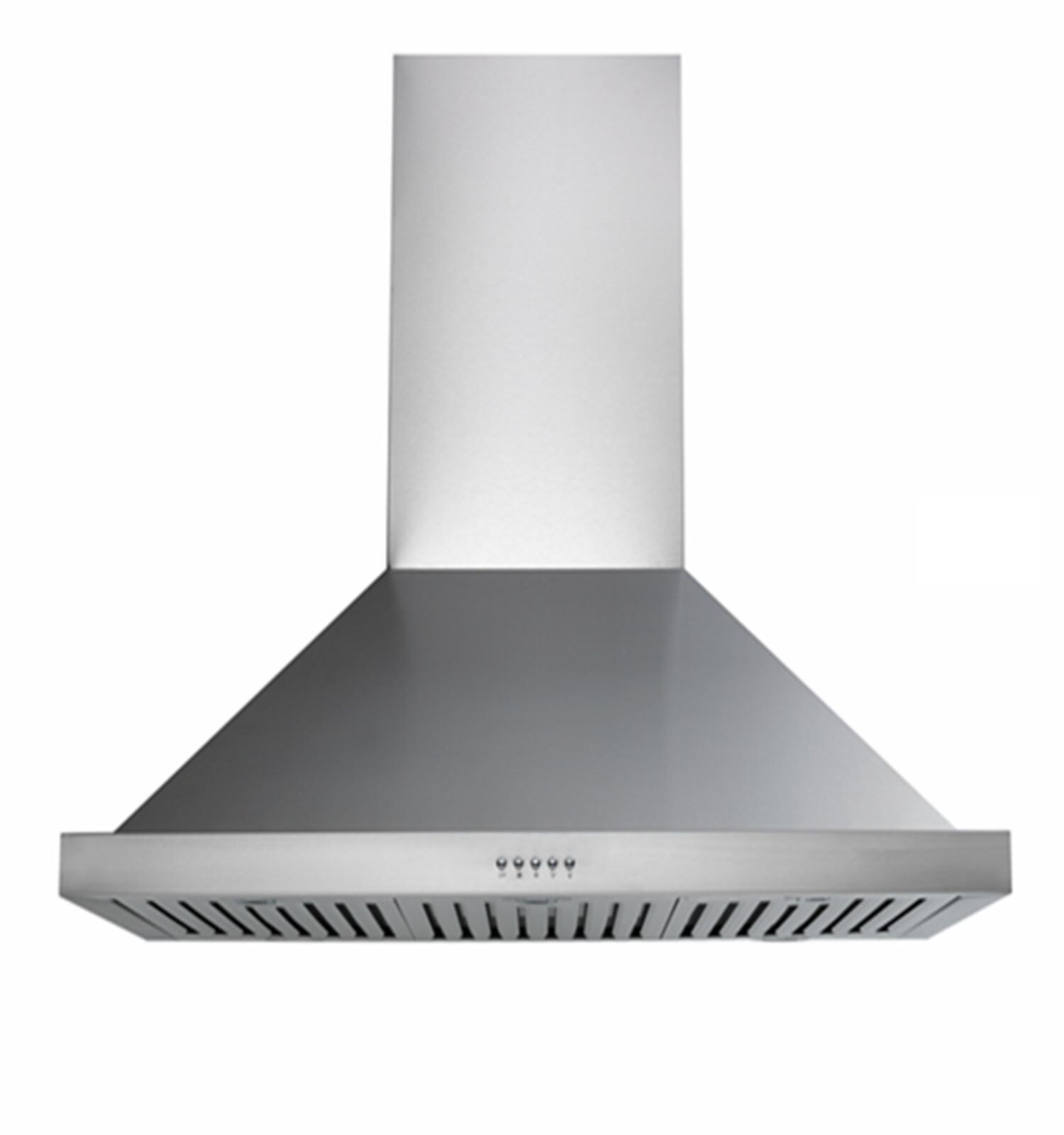 Hallman HVENTHOODWC36SS 36 inch Ducted 560-CFM Stainless steel Wall-Mounted Range Hood with Charcoal Filter