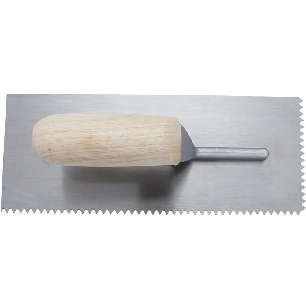 Marshalltown 3/16-in x 1/4-in Steel V-notch Ceramic Floor Trowel in the ...